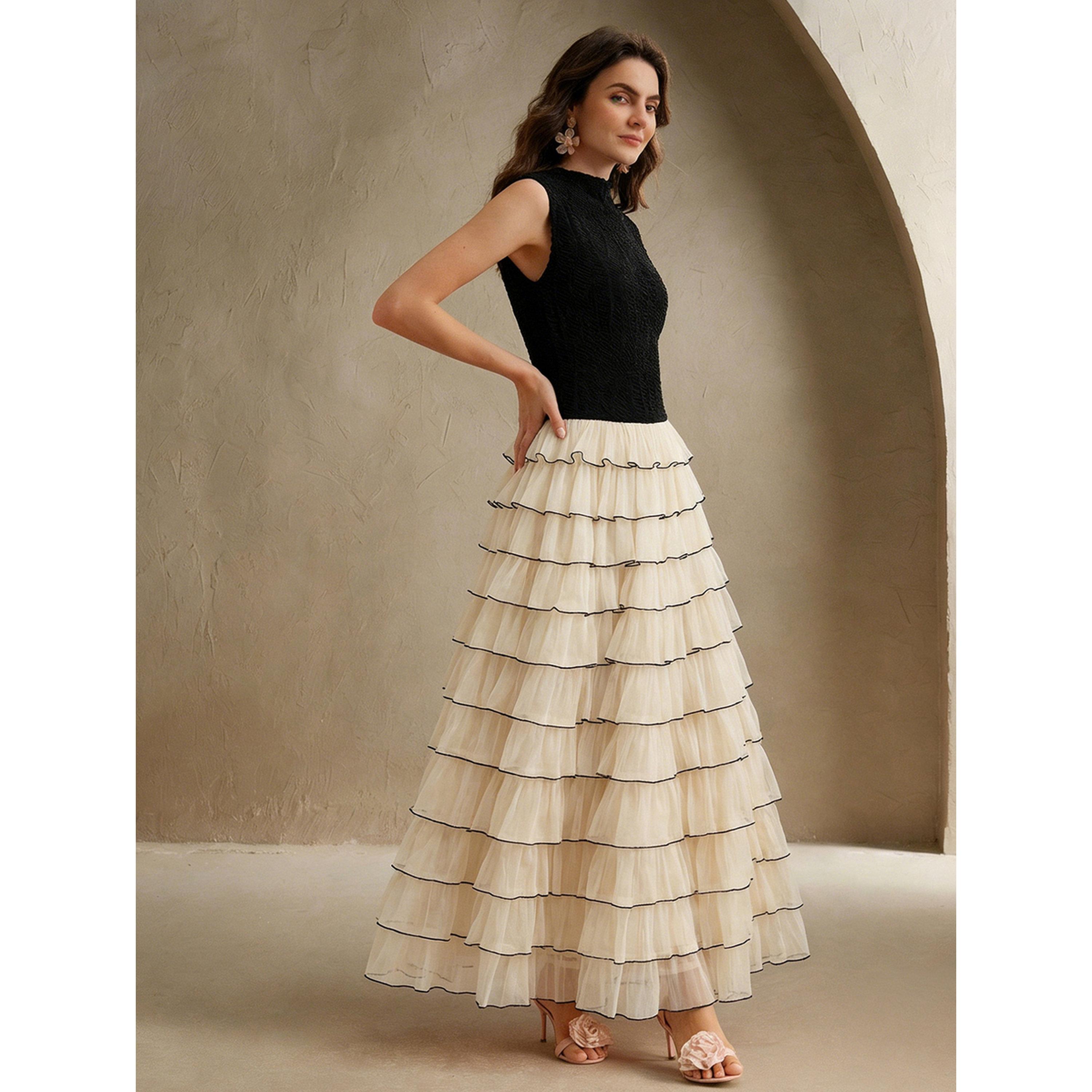 Take Two Sleeveless Color Block Maxi A-Line Dress-women-clothing-dresses-image-3