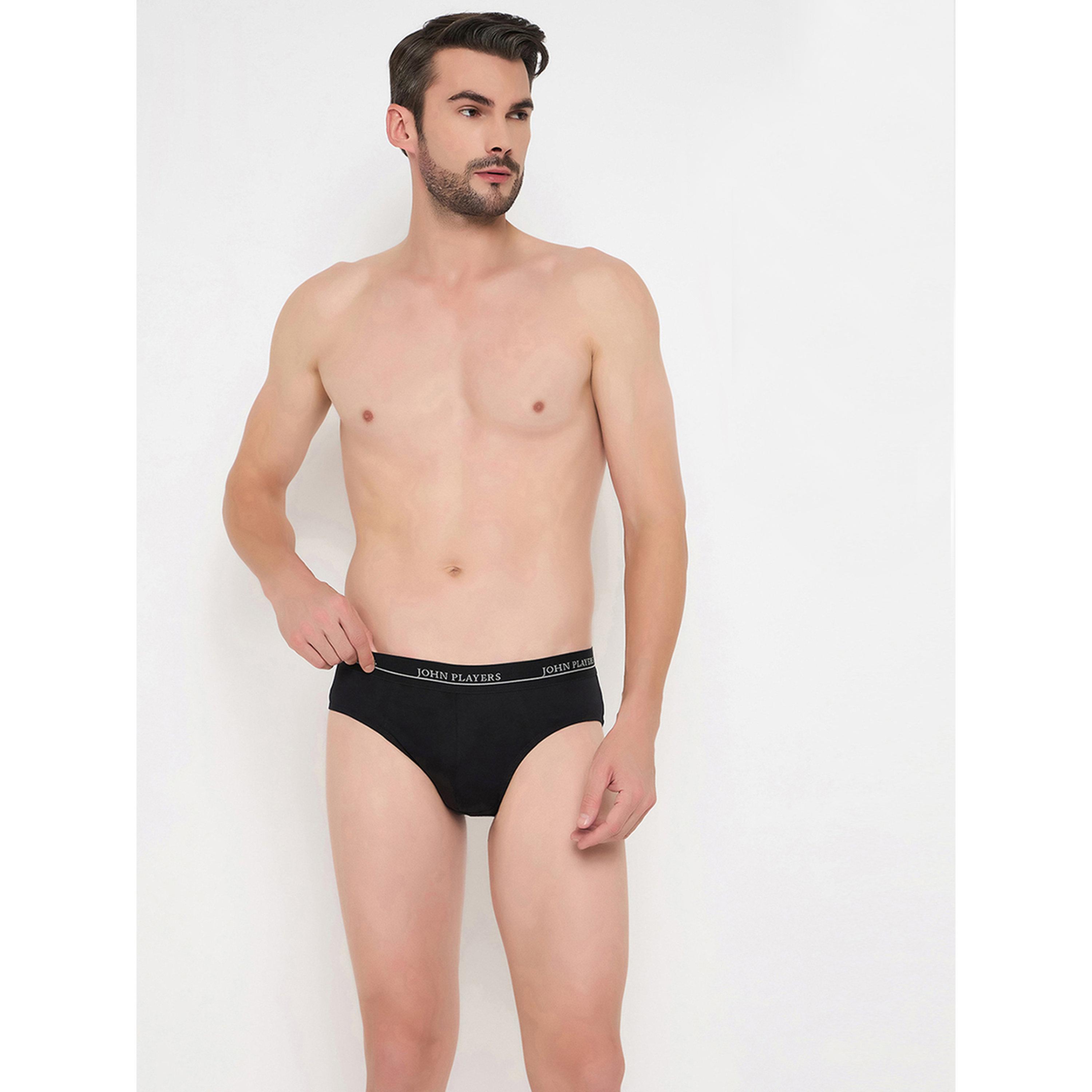 طقم من سروال داخليين قطن وطبعة شعار-men-clothing-innerwear-underwear-image-2