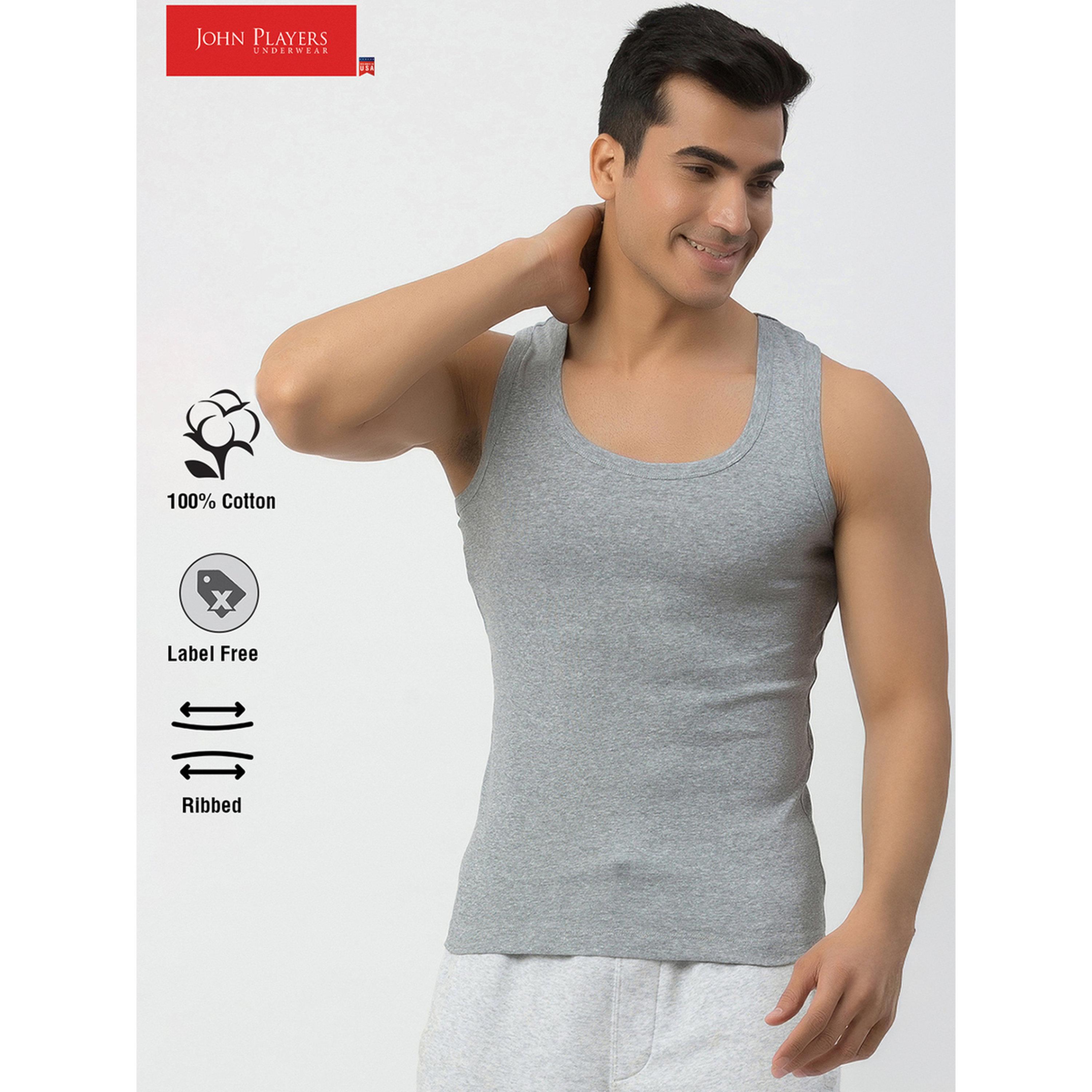فيست قطن مضلع بلون سادة-men-clothing-innerwear-vests-image-5