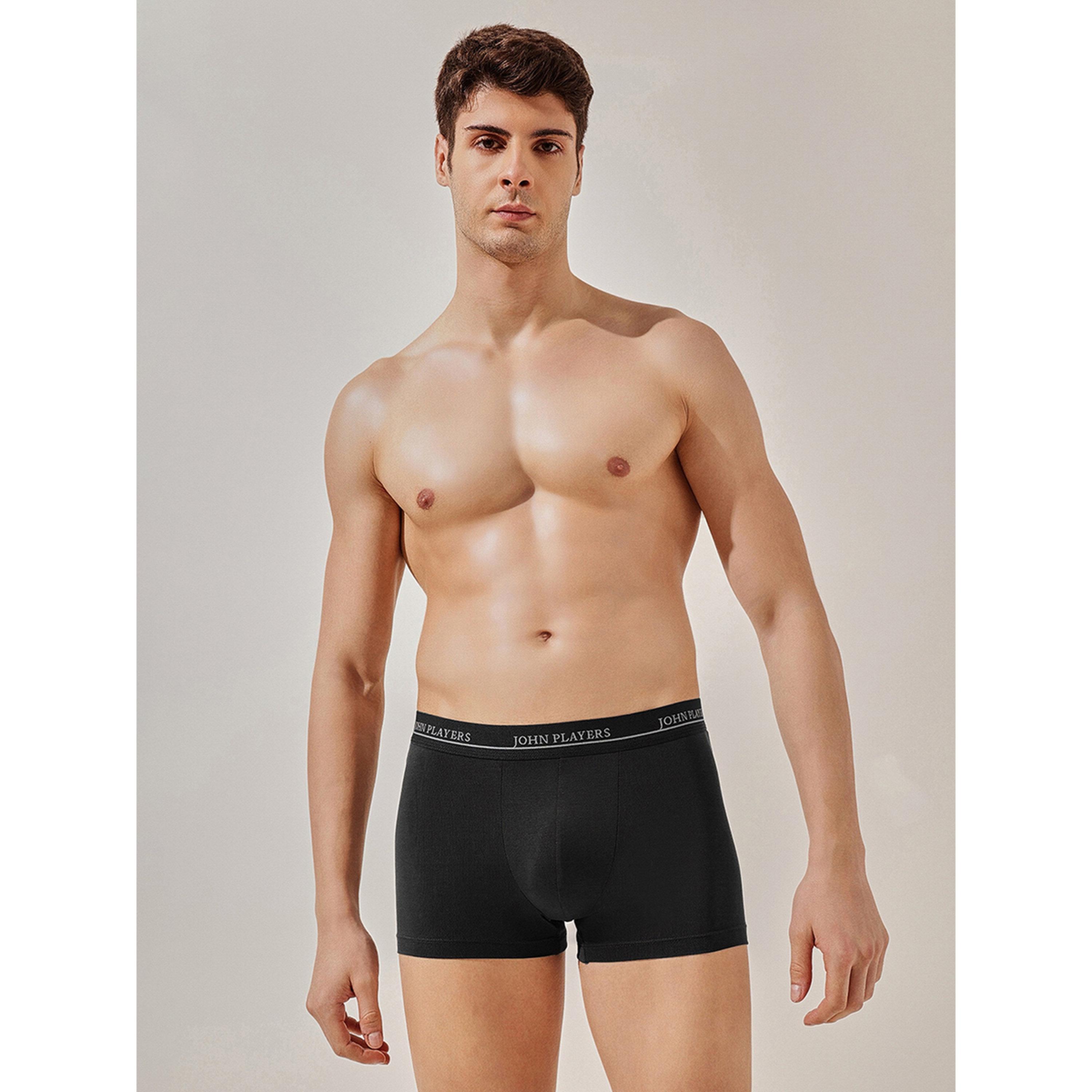 طقم من سروالين داخليين ترانك وطبعة شعار-men-clothing-innerwear-underwear-image-4