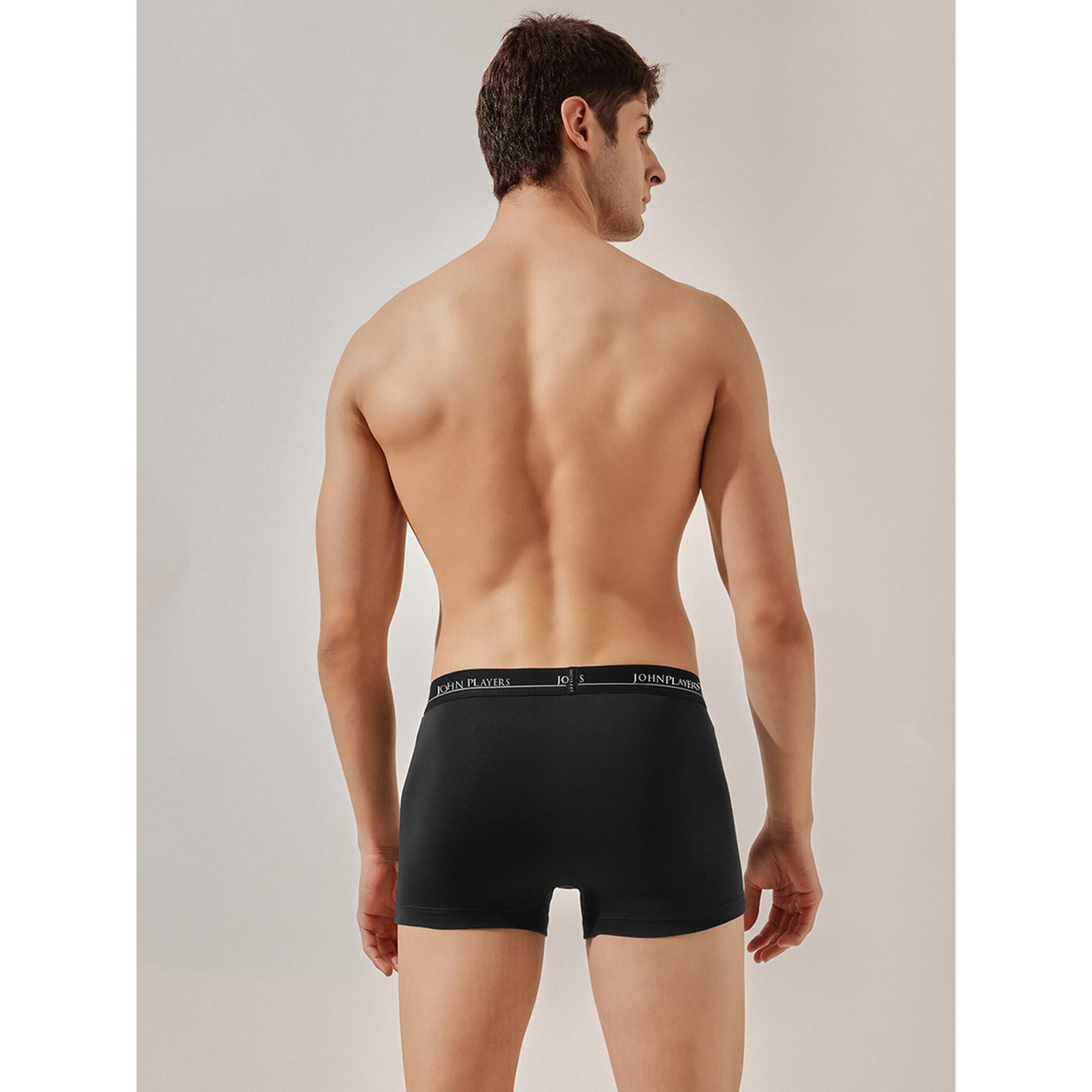 طقم من شورتين كلسون قطن بحزام خصر بطبعة شعار متعدد الألوان-men-clothing-innerwear-underwear-image-4