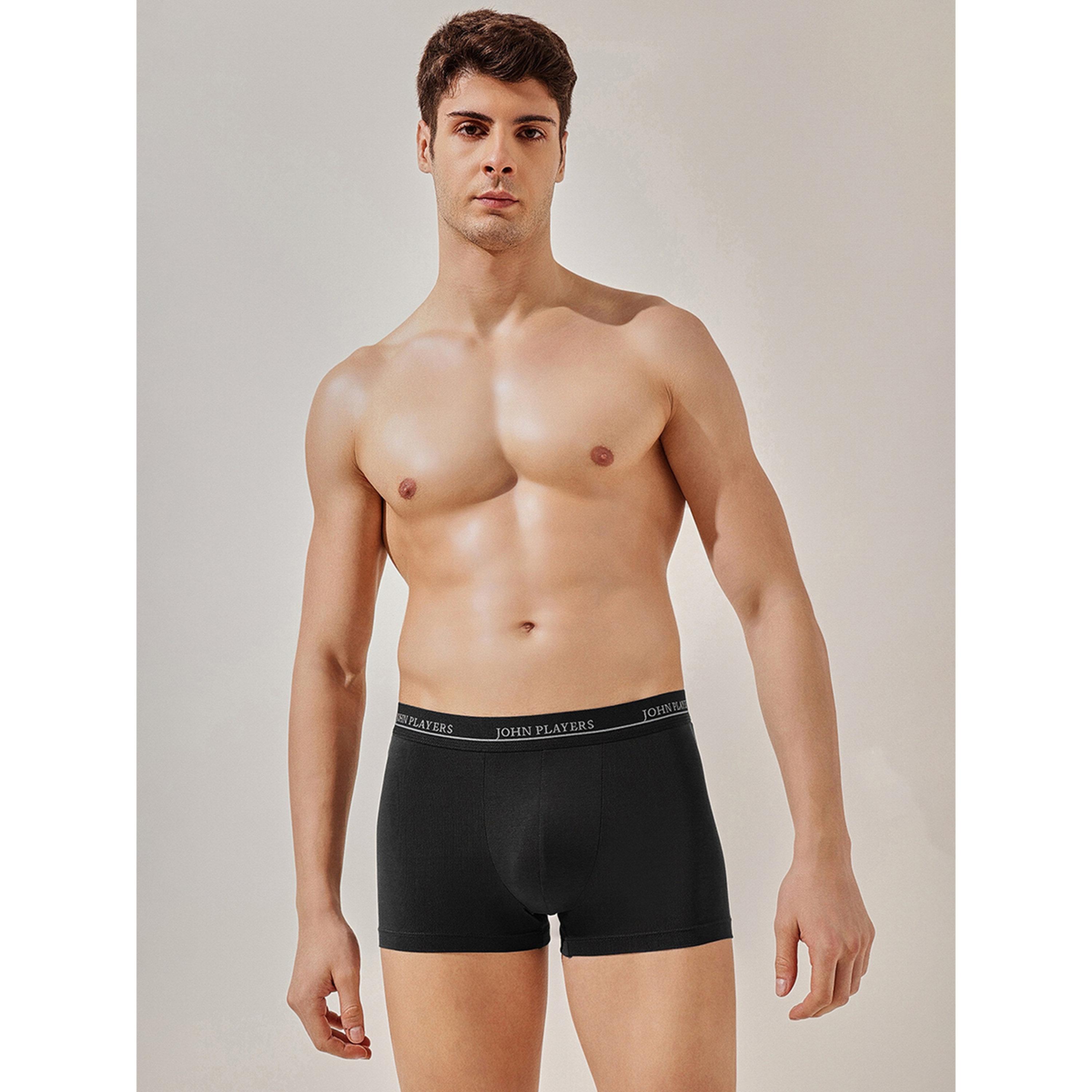 طقم من سروالين داخليين ترانك وطبعة شعار-men-clothing-innerwear-underwear-image-3