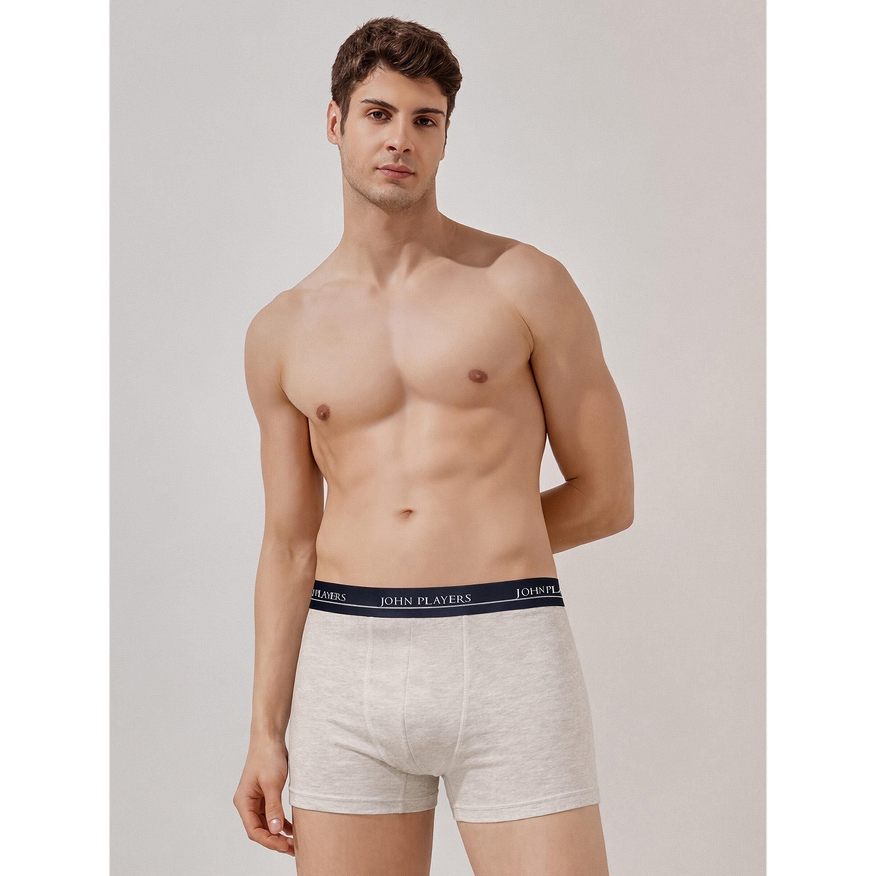طقم من شورتين كلسون قطن بحزام خصر بطبعة شعار متعدد الألوان-men-clothing-innerwear-underwear-image-3