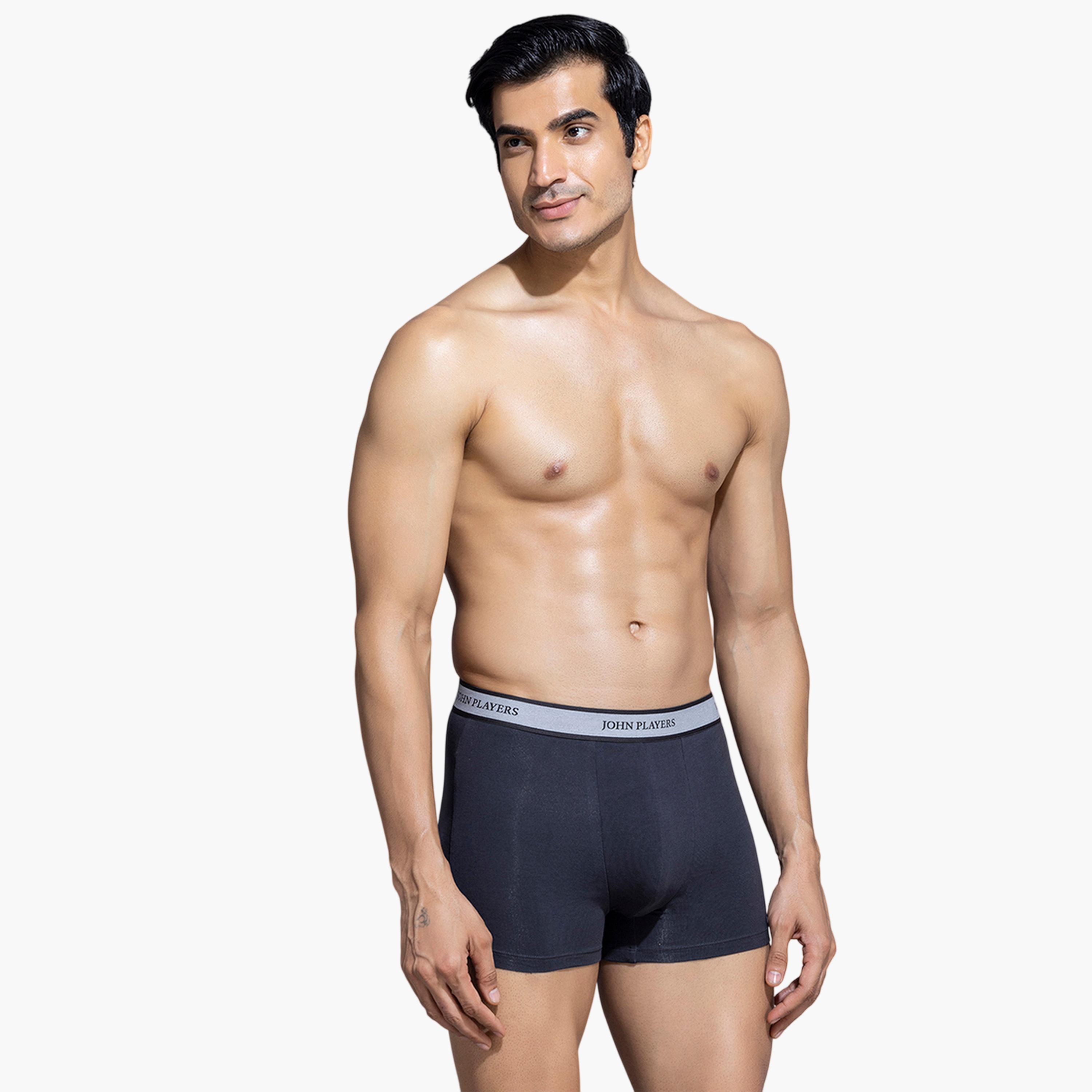 سروال داخلي ترانك وطبعة شعار-men-clothing-innerwear-underwear-image-1
