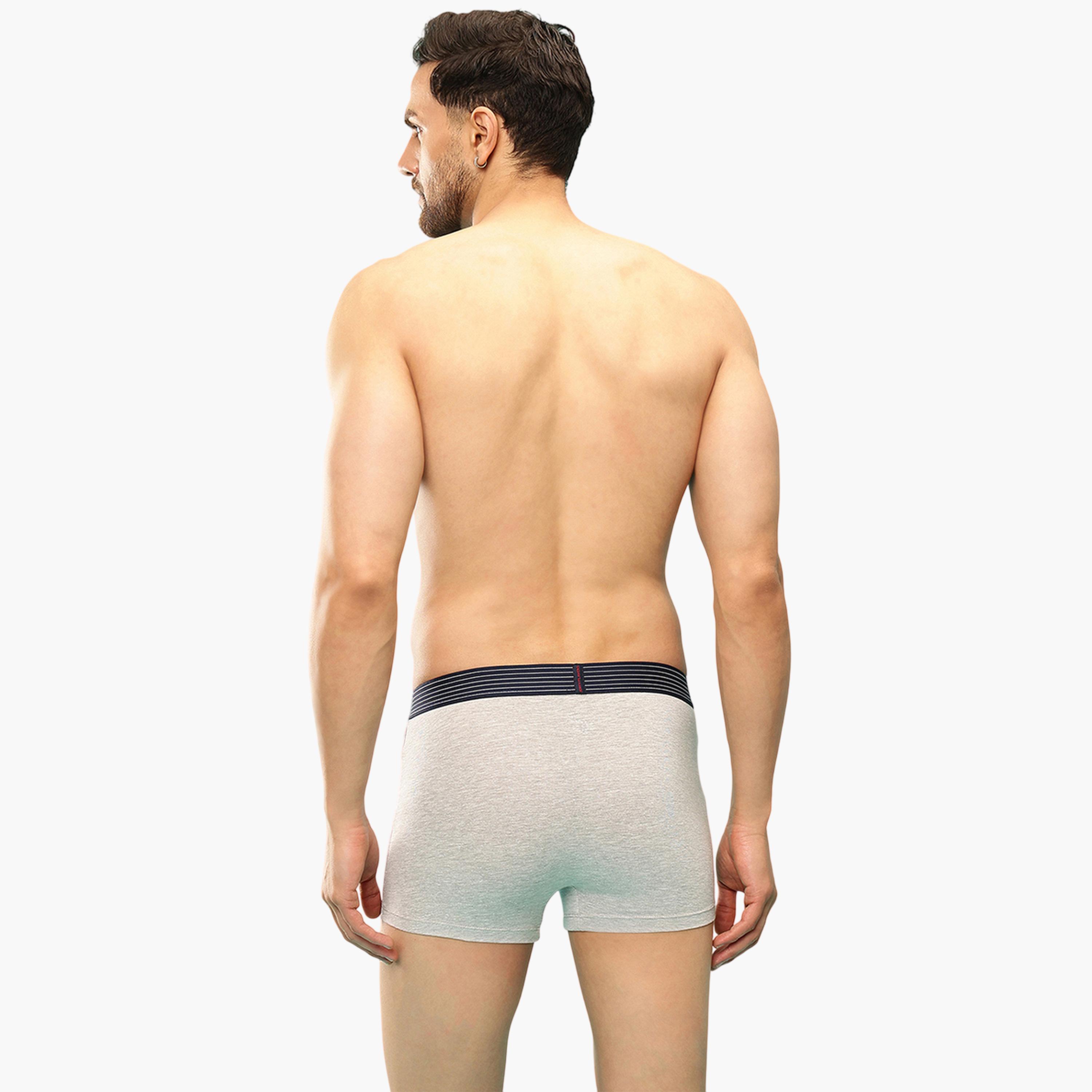 John Player X Styli Grey Color Block Logo Print Trunk Underwear-men-clothing-innerwear-underwear-image-5