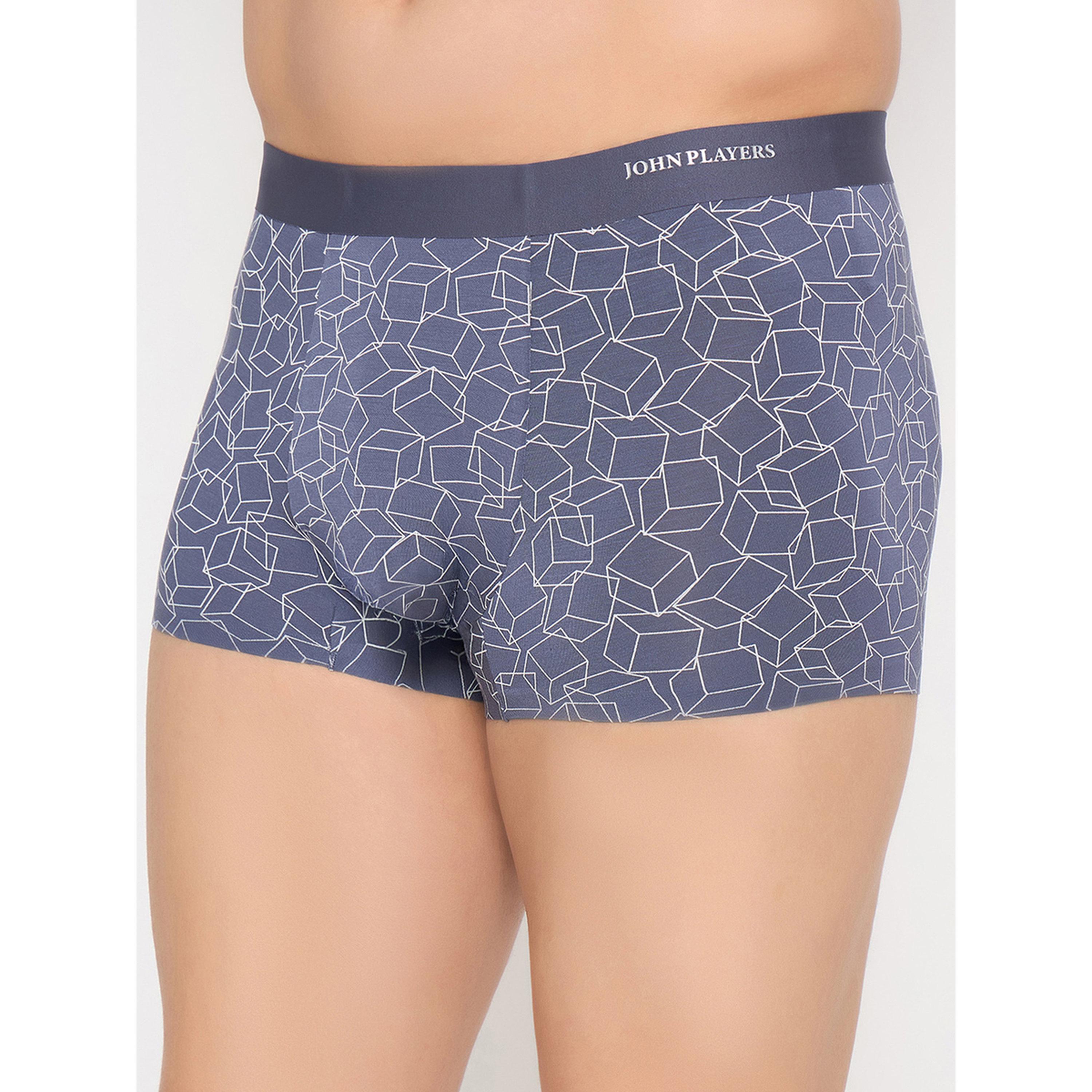 John Player X Styli Grey Printed Modal Trunks-men-clothing-innerwear-underwear-image-4