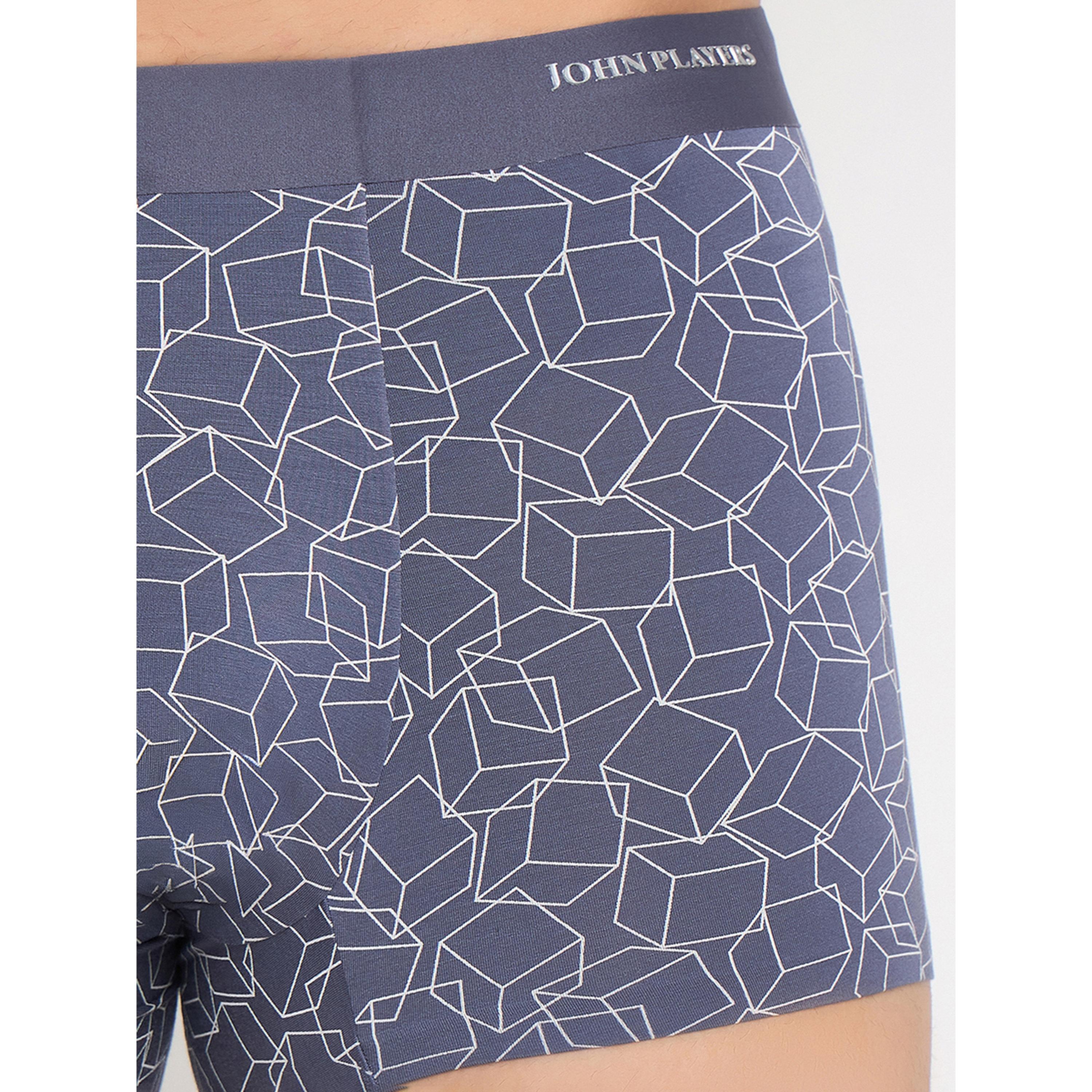 John Player X Styli Grey Printed Modal Trunks-men-clothing-innerwear-underwear-image-7