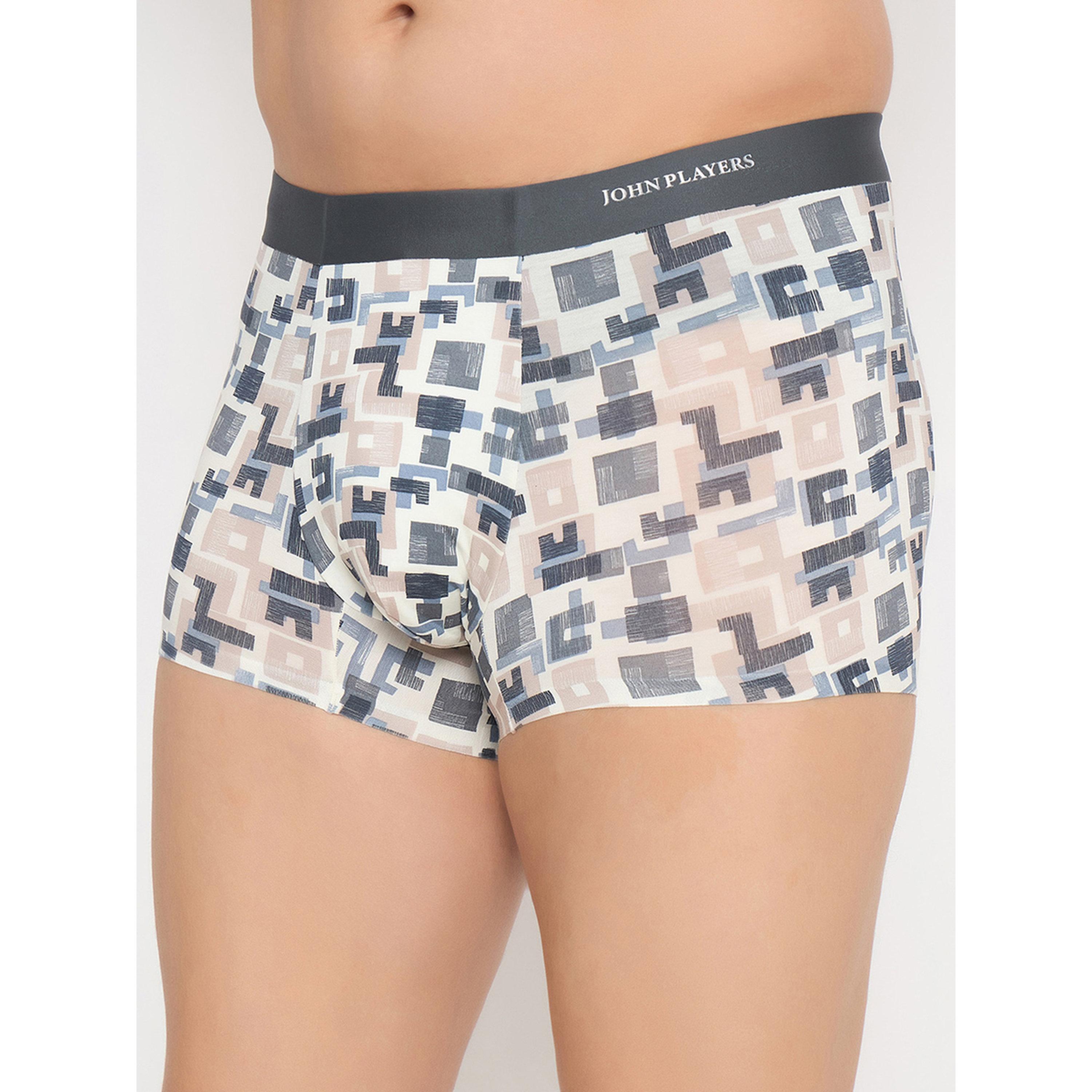 John Player X Styli White Printed Modal Trunk Underwear-men-clothing-innerwear-underwear-image-4