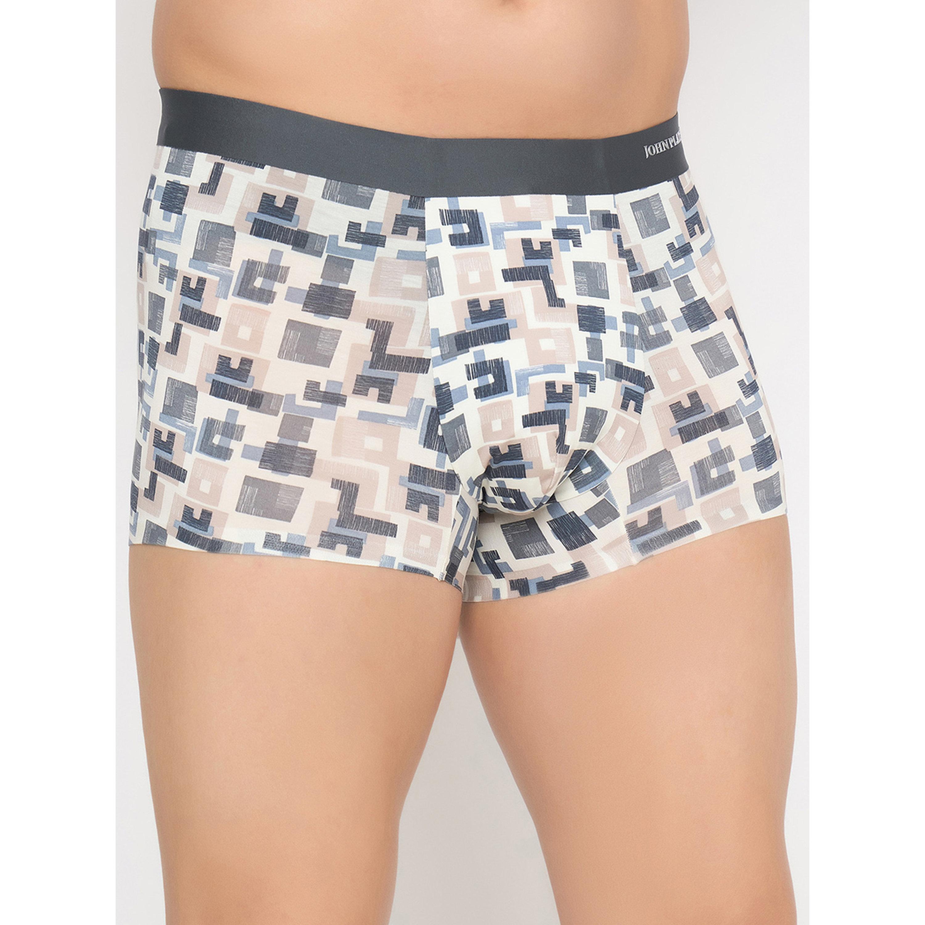 John Player X Styli White Printed Modal Trunk Underwear-men-clothing-innerwear-underwear-image-5
