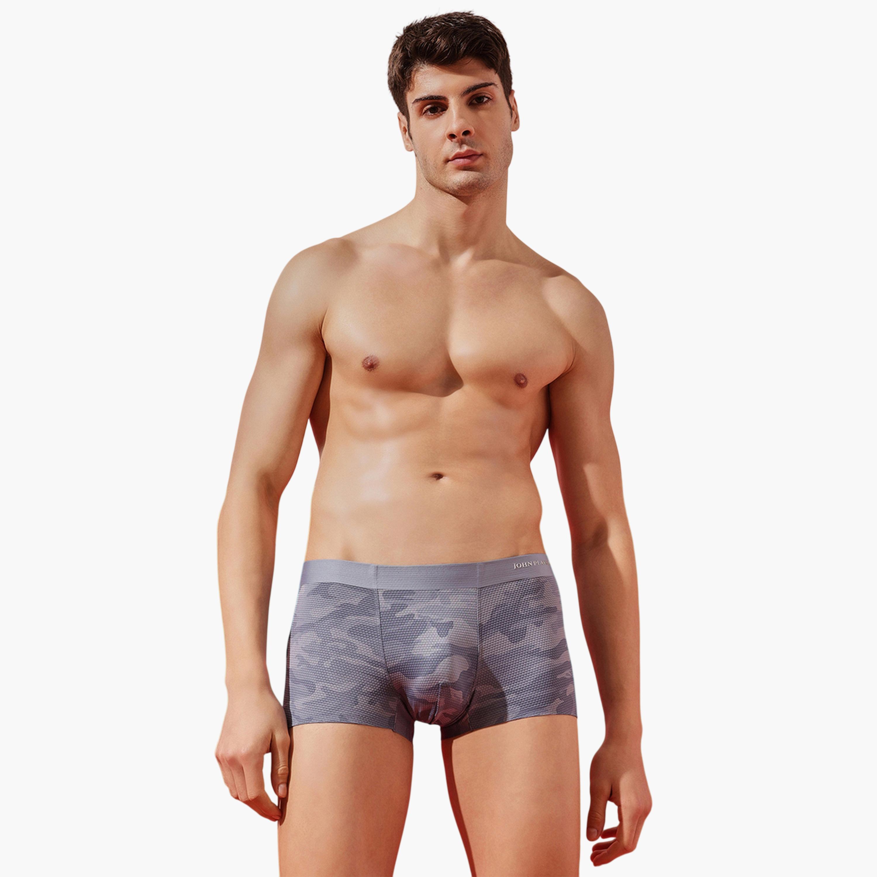 John Player X Styli Light Blue Camouflage Trunk-men-clothing-innerwear-underwear-image-1