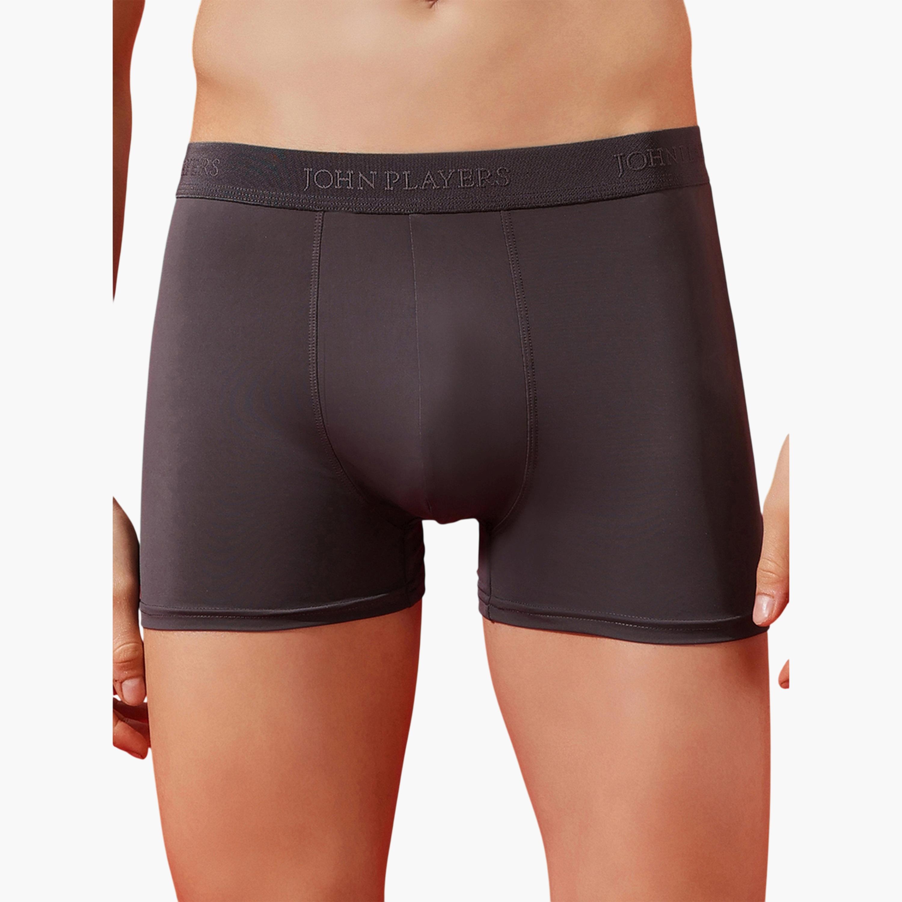 John Player X Styli Grey Comfort Fit Trunks Underwear-men-clothing-innerwear-underwear-image-3