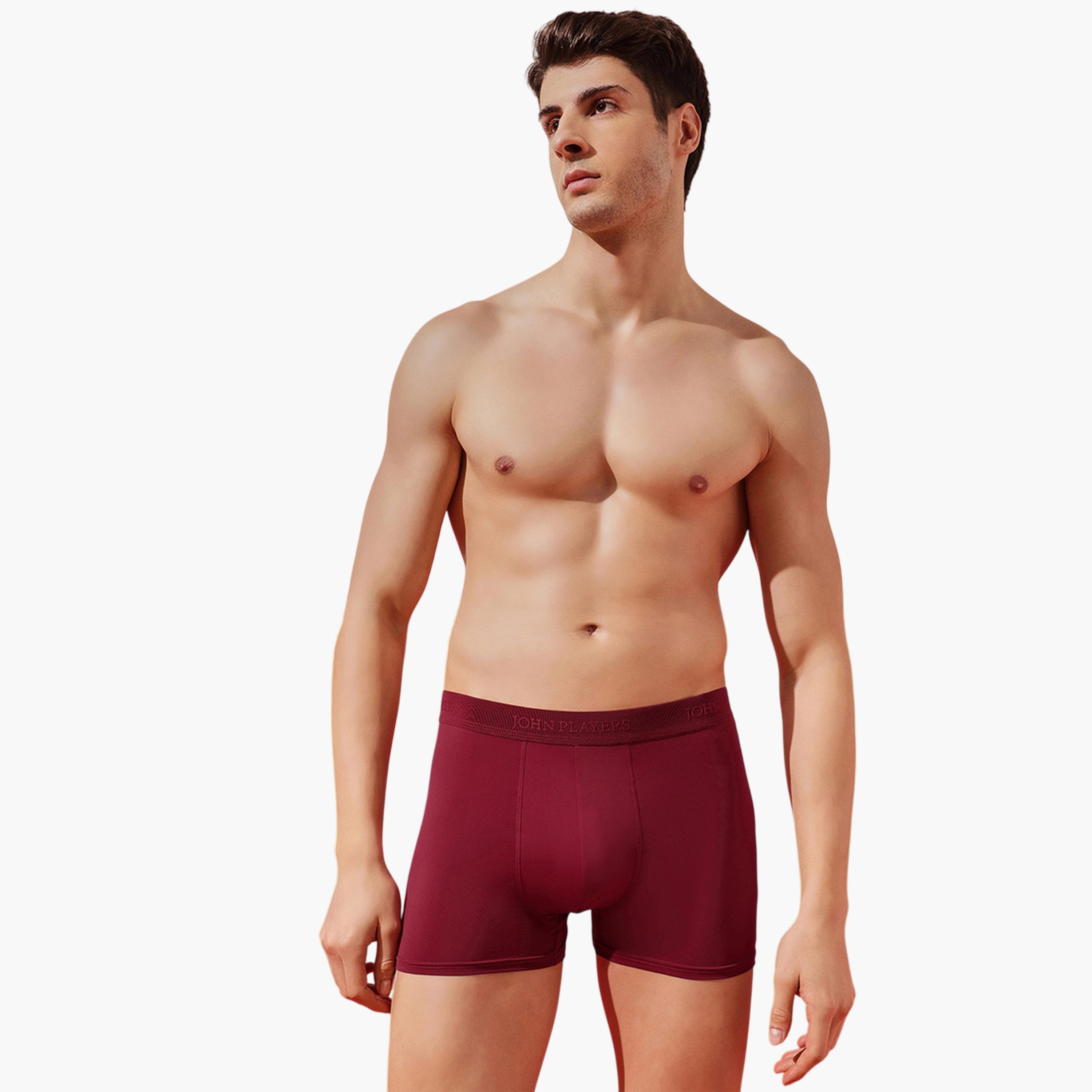 سروال داخلي ترانك ومريح سادة-men-clothing-innerwear-underwear-image-1