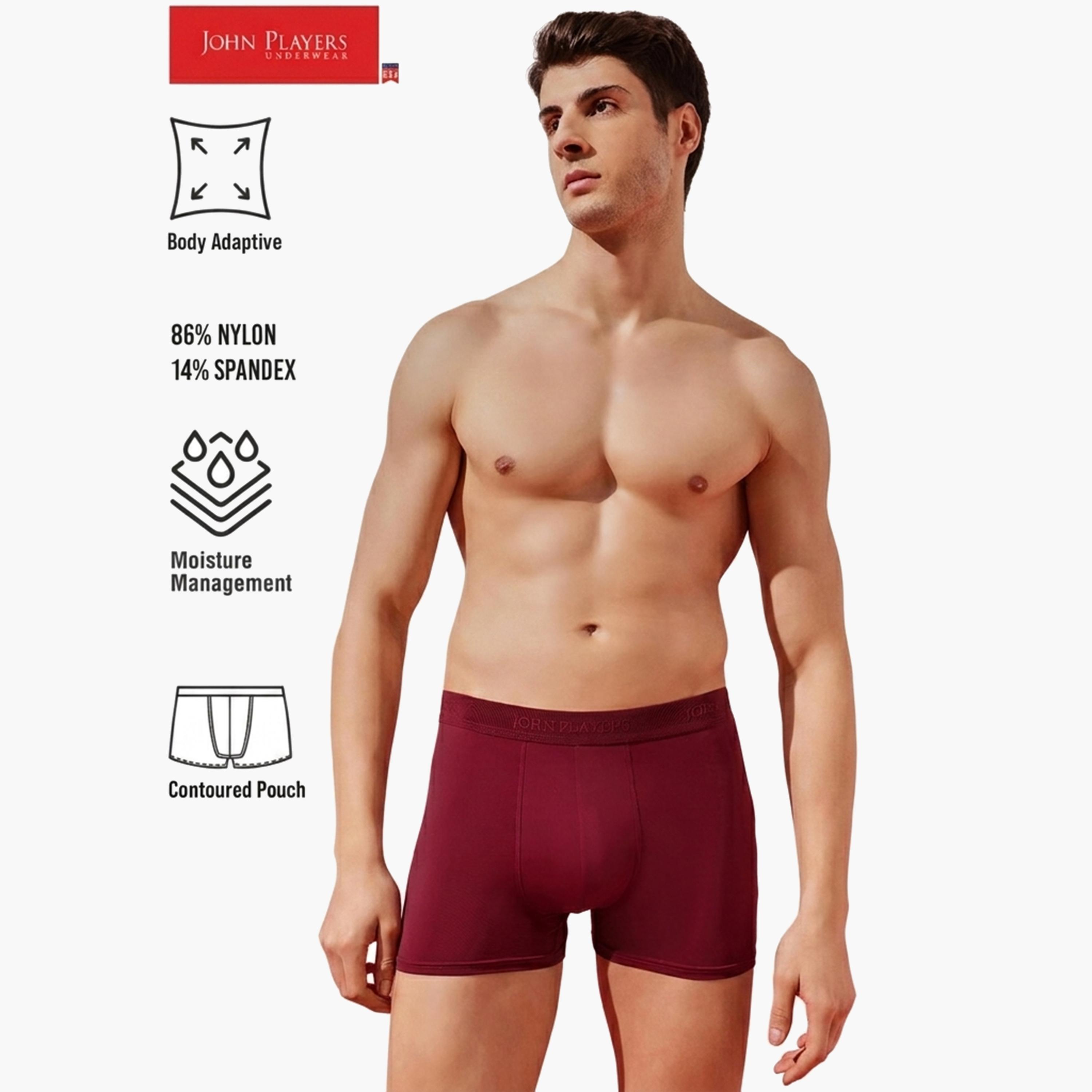 سروال داخلي ترانك ومريح سادة-men-clothing-innerwear-underwear-image-2