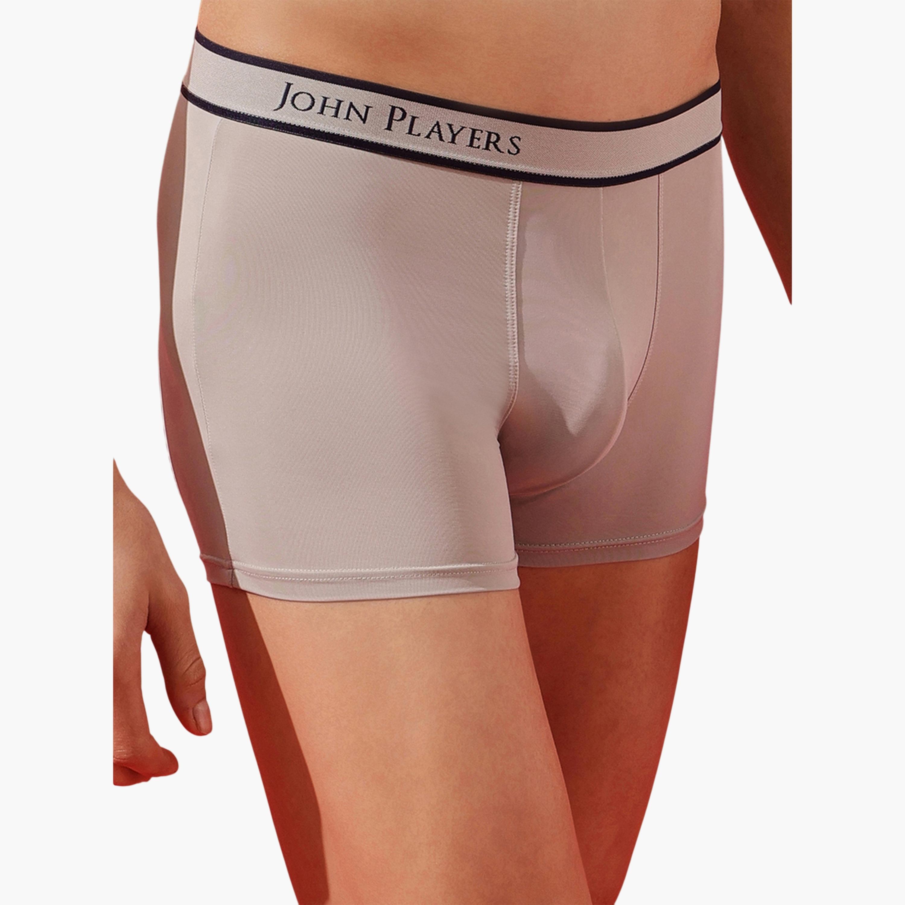 John Player X Styli Light Grey Logo Print Trunks Underwear-men-clothing-innerwear-underwear-image-6