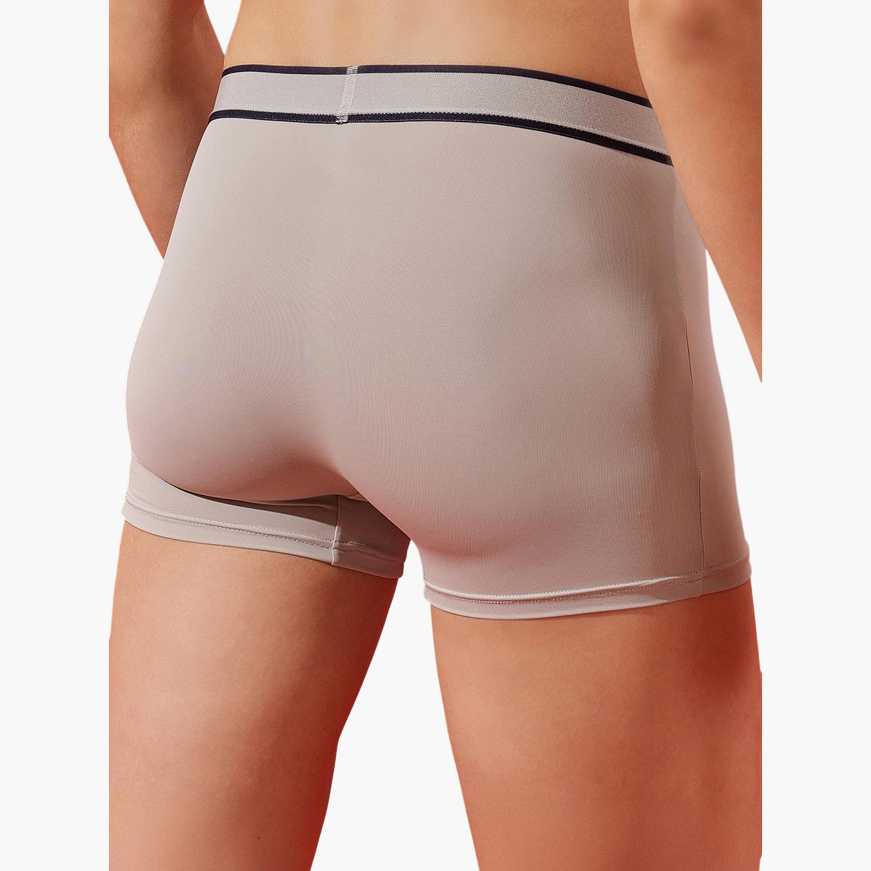 John Player X Styli Light Grey Logo Print Trunks Underwear-men-clothing-innerwear-underwear-image-8