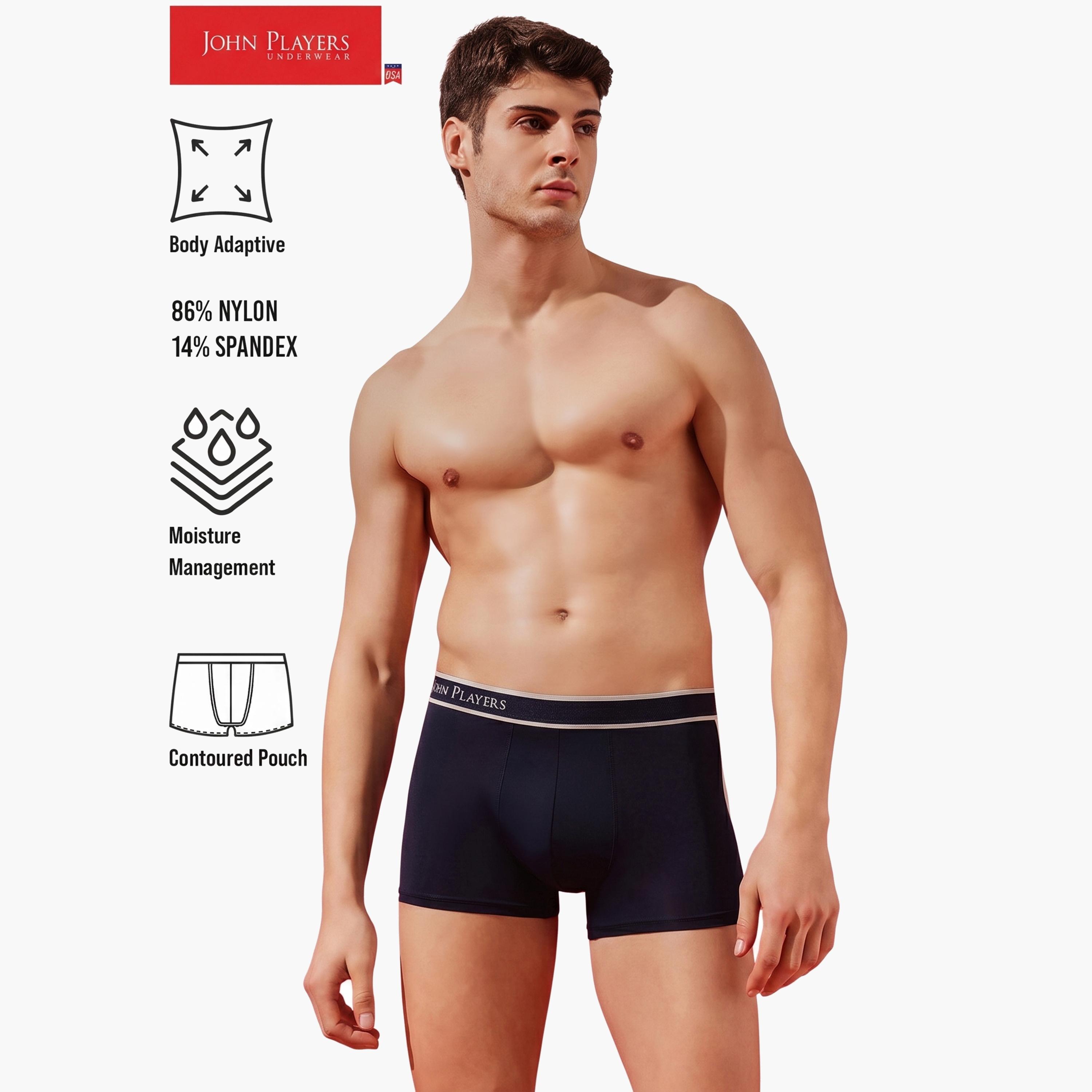 سروال داخلي ترانك بشريط جانبي وطبعة شعار-men-clothing-innerwear-underwear-image-4