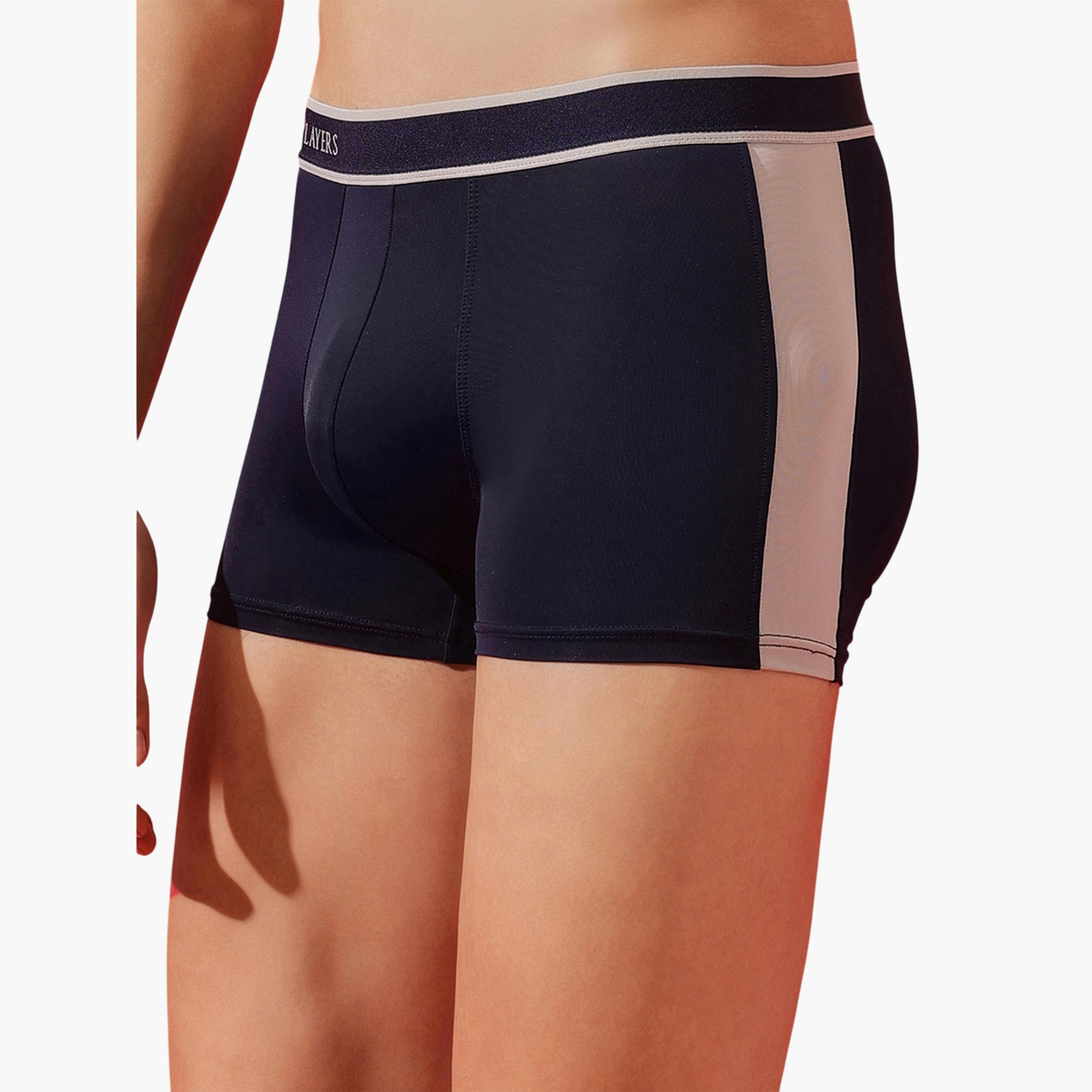 سروال داخلي ترانك بشريط جانبي وطبعة شعار-men-clothing-innerwear-underwear-image-6