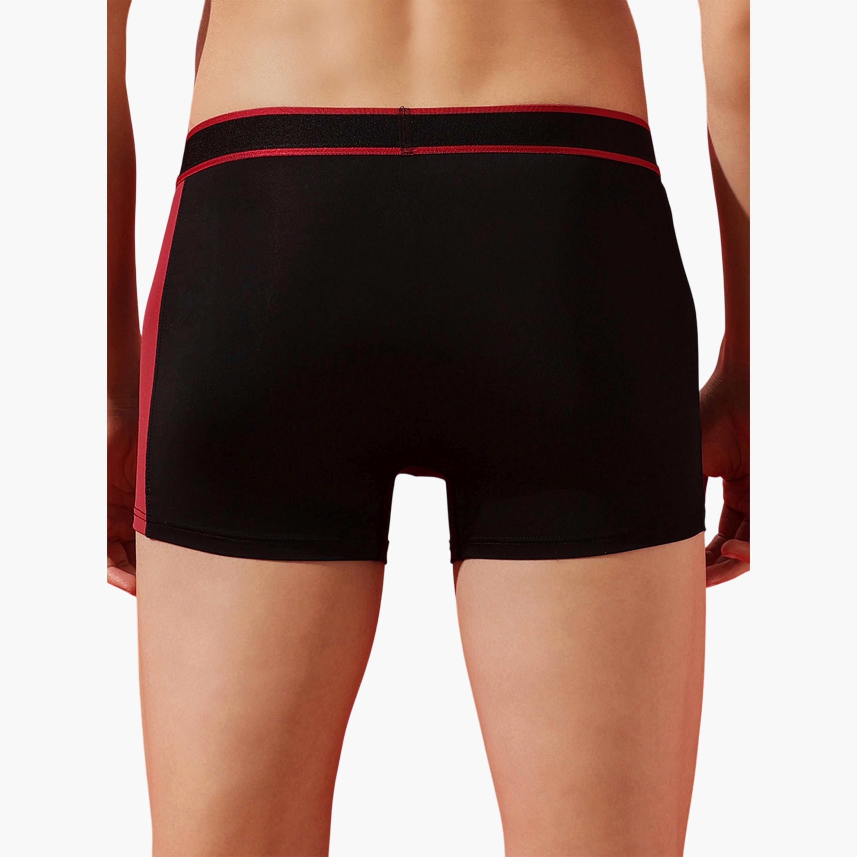 سروال داخلي ترانك بشريط جانبي وطبعة شعار-men-clothing-innerwear-underwear-image-8