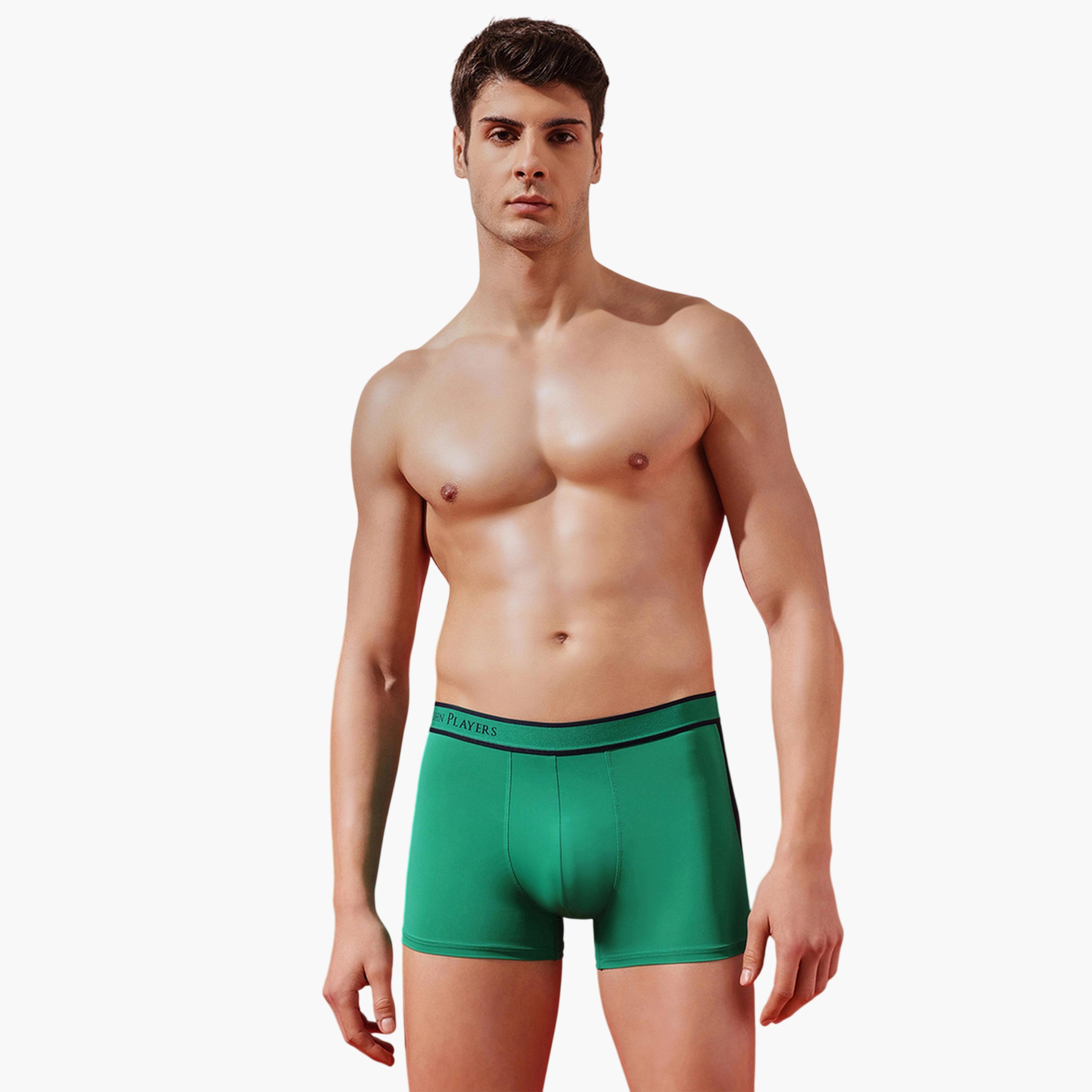 سروال داخلي ترانك وطبعة شعار بقصة مريحة-men-clothing-innerwear-underwear-image-2