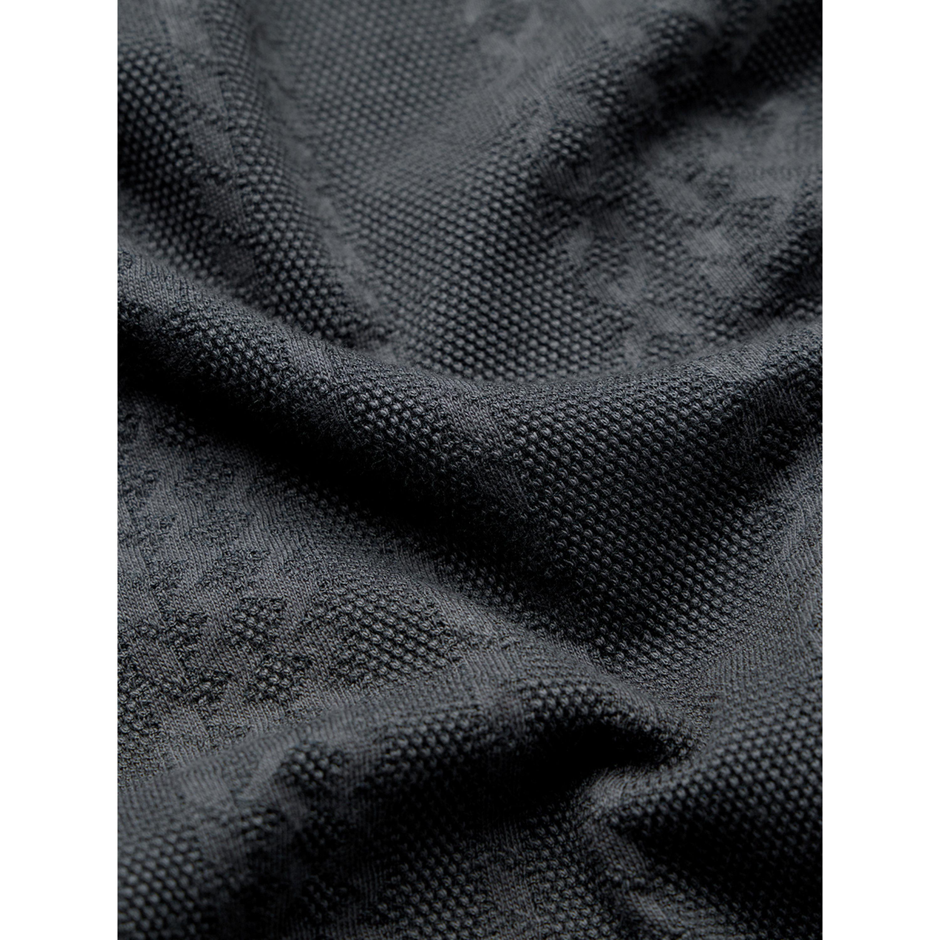 The Souled Store X Styli Men Charcoal Oversized Fit Textured Round Neck T-Shirt-men-clothing-tshirtsandpolos-tshirts-image-6