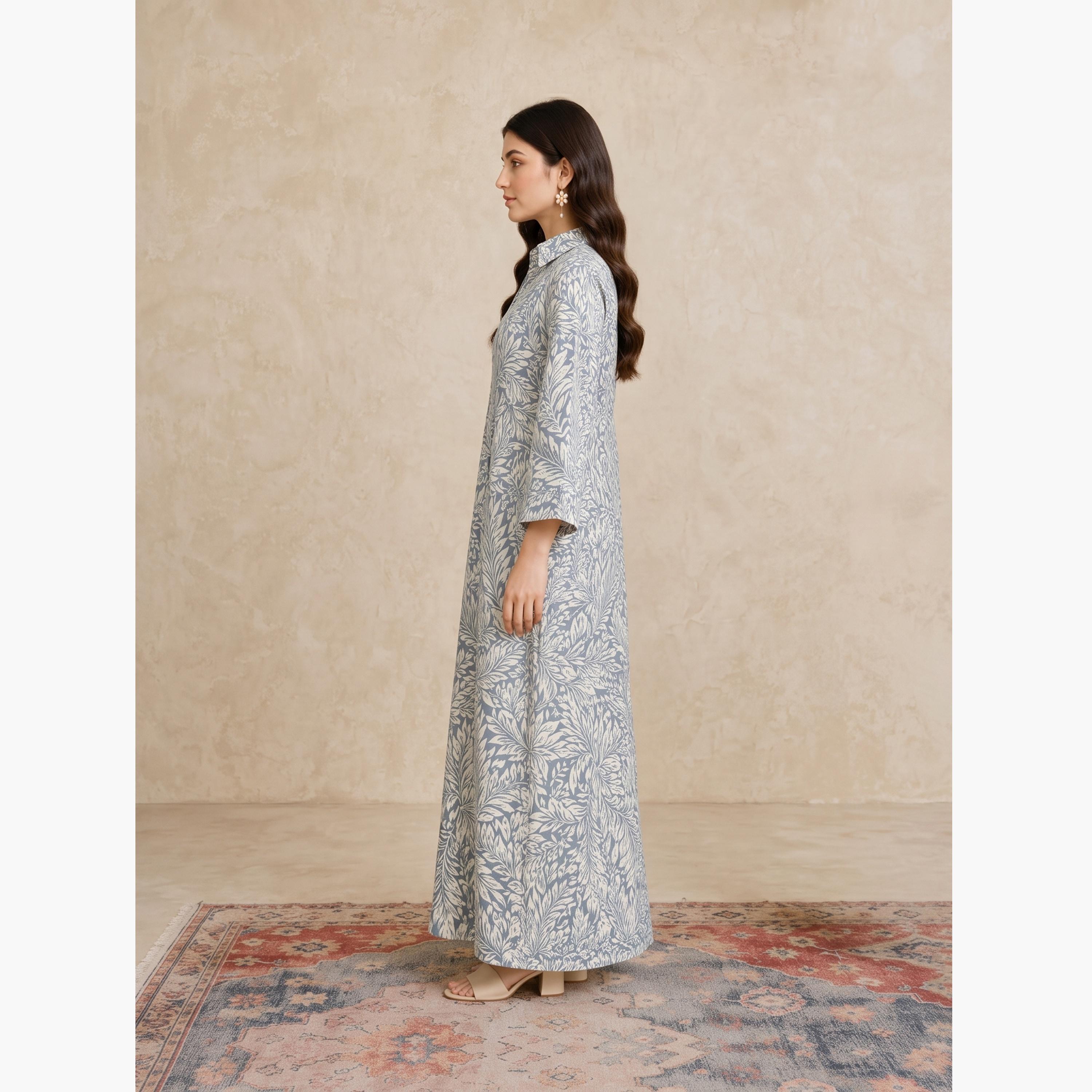 جلابية بياقة مفتوحة بطبعات كاملة-women-arabicclothing-jalabiyas-image-3