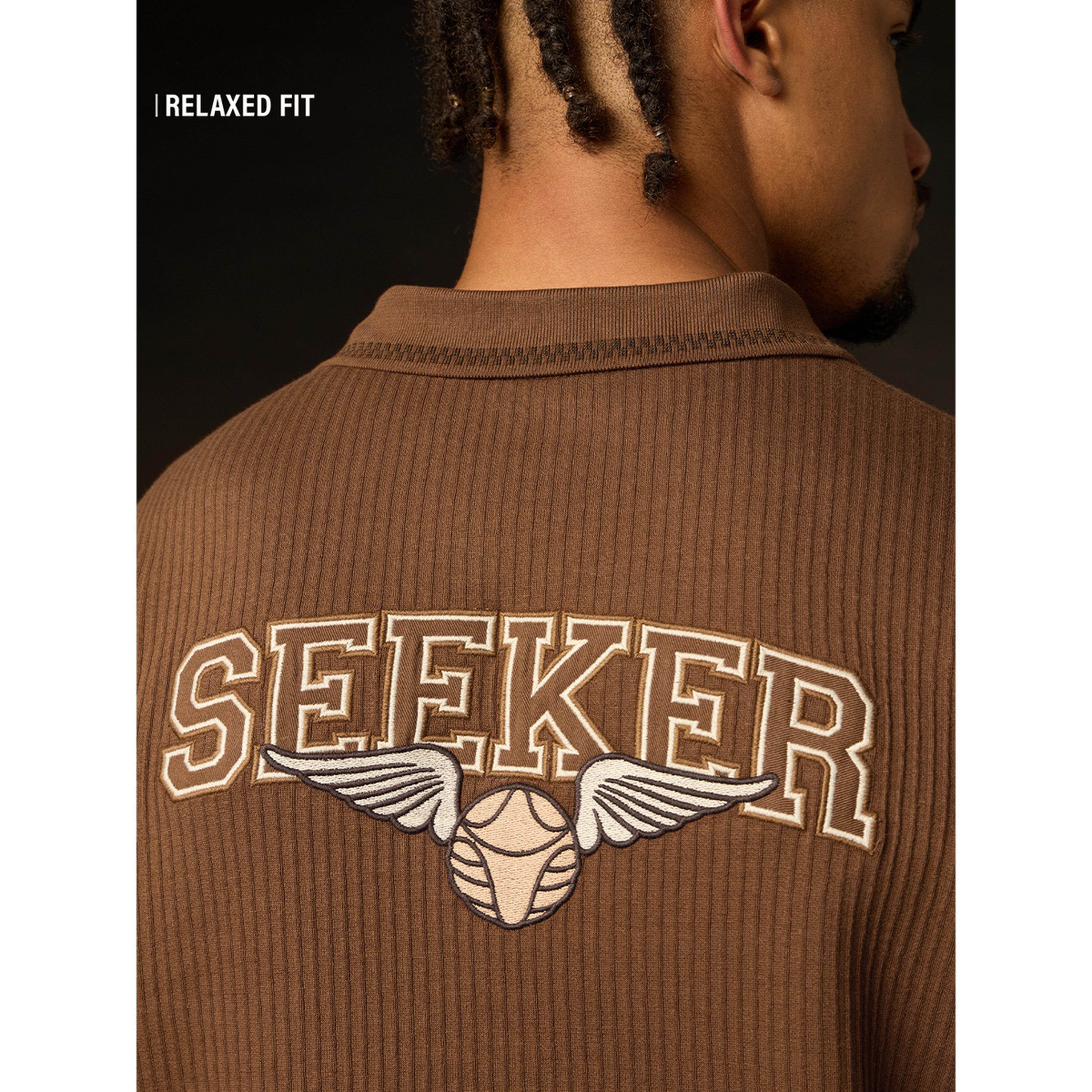 The Souled Store X Styli Men Brown Embroidered Seeker Polo T-Shirt-men-clothing-tshirtsandpolos-polos-image-6