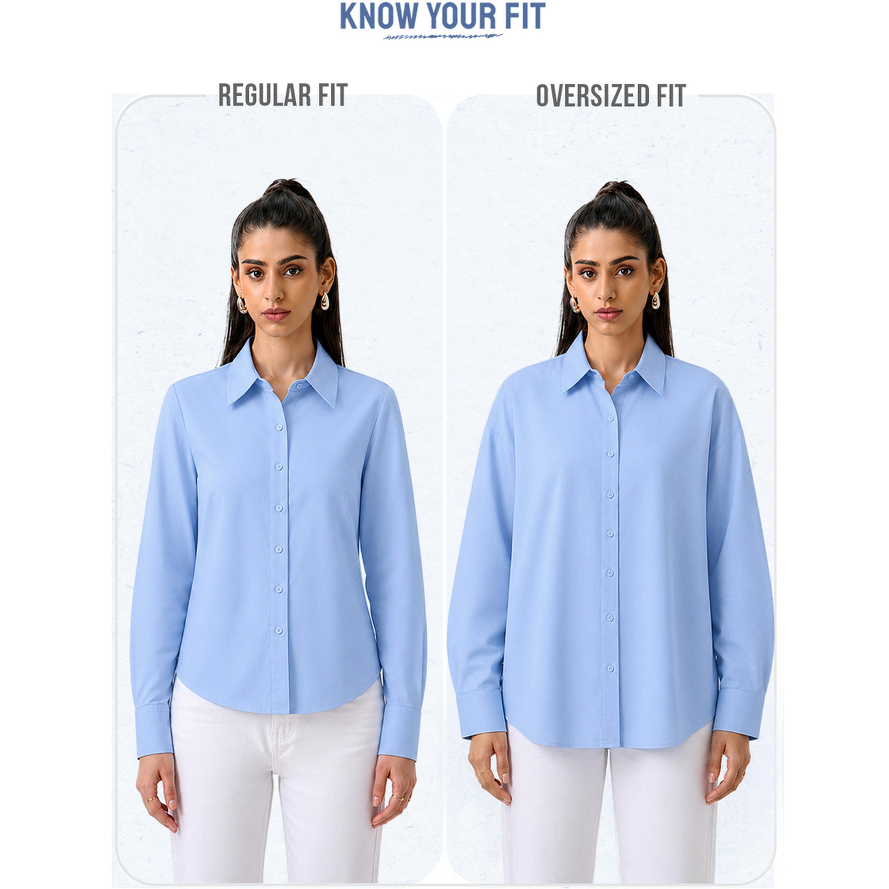 The Souled Store X Styli White Oversized Long Sleeve Shirt-women-clothing-shirtsandblouses-shirts-image-6