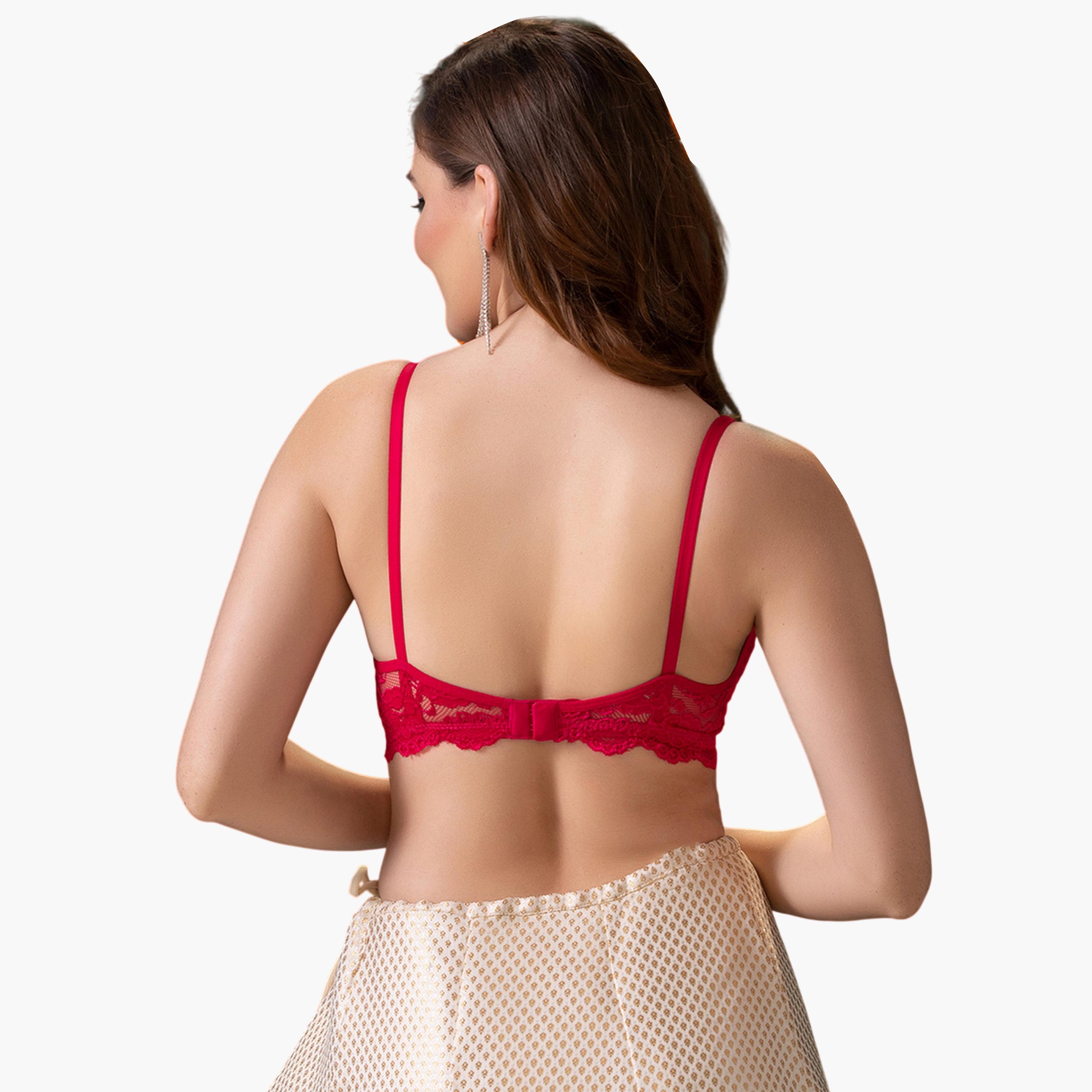 حمالة صدر كب سبايسر بتغطية كاملة وتفاصيل دانتيل وغير مبطنة-women-clothing-lingerie-bras-image-4