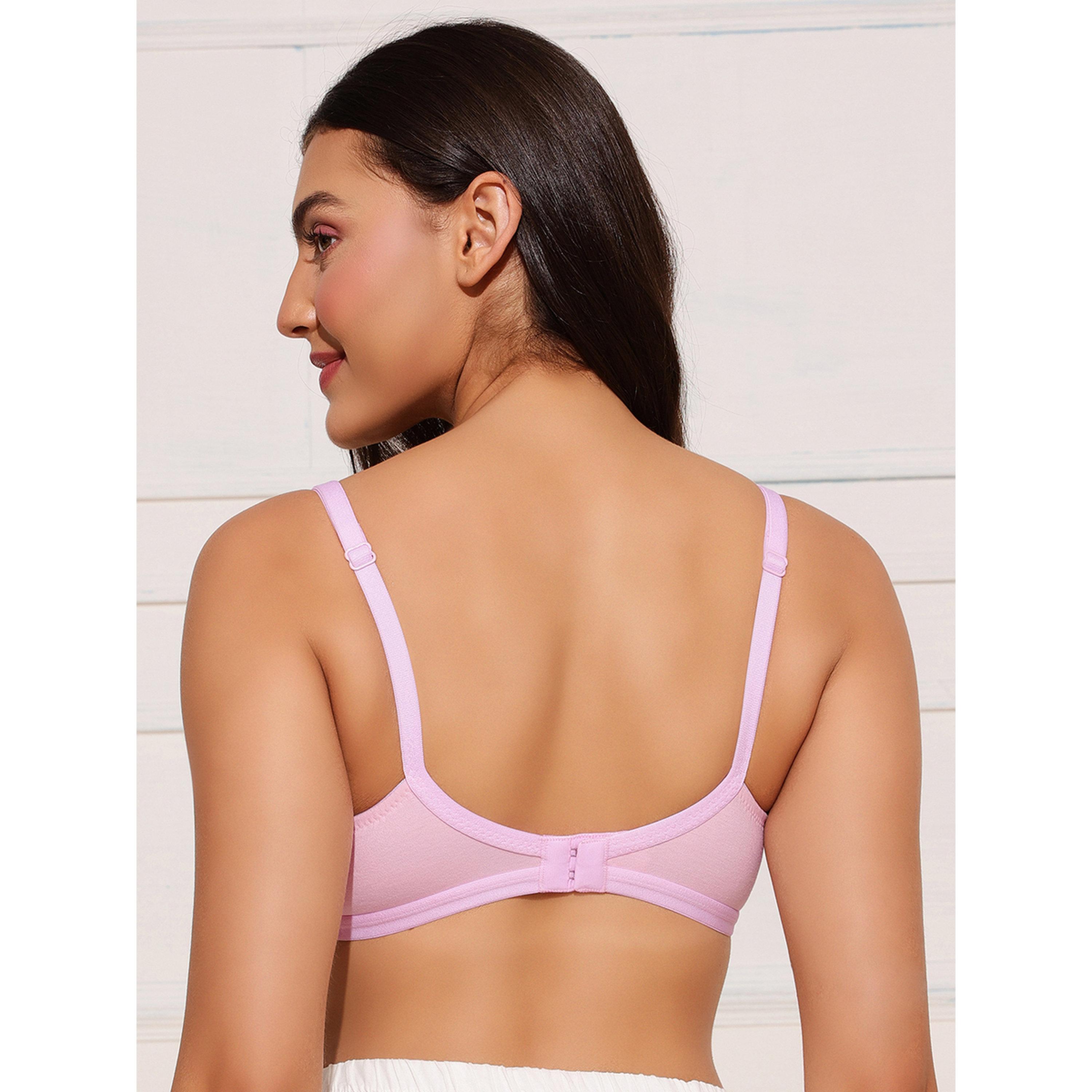 Clovia X Styli Light Pink Non-Padded Non-Wired Full Coverage T-shirt Bra-women-clothing-lingerie-bras-image-6