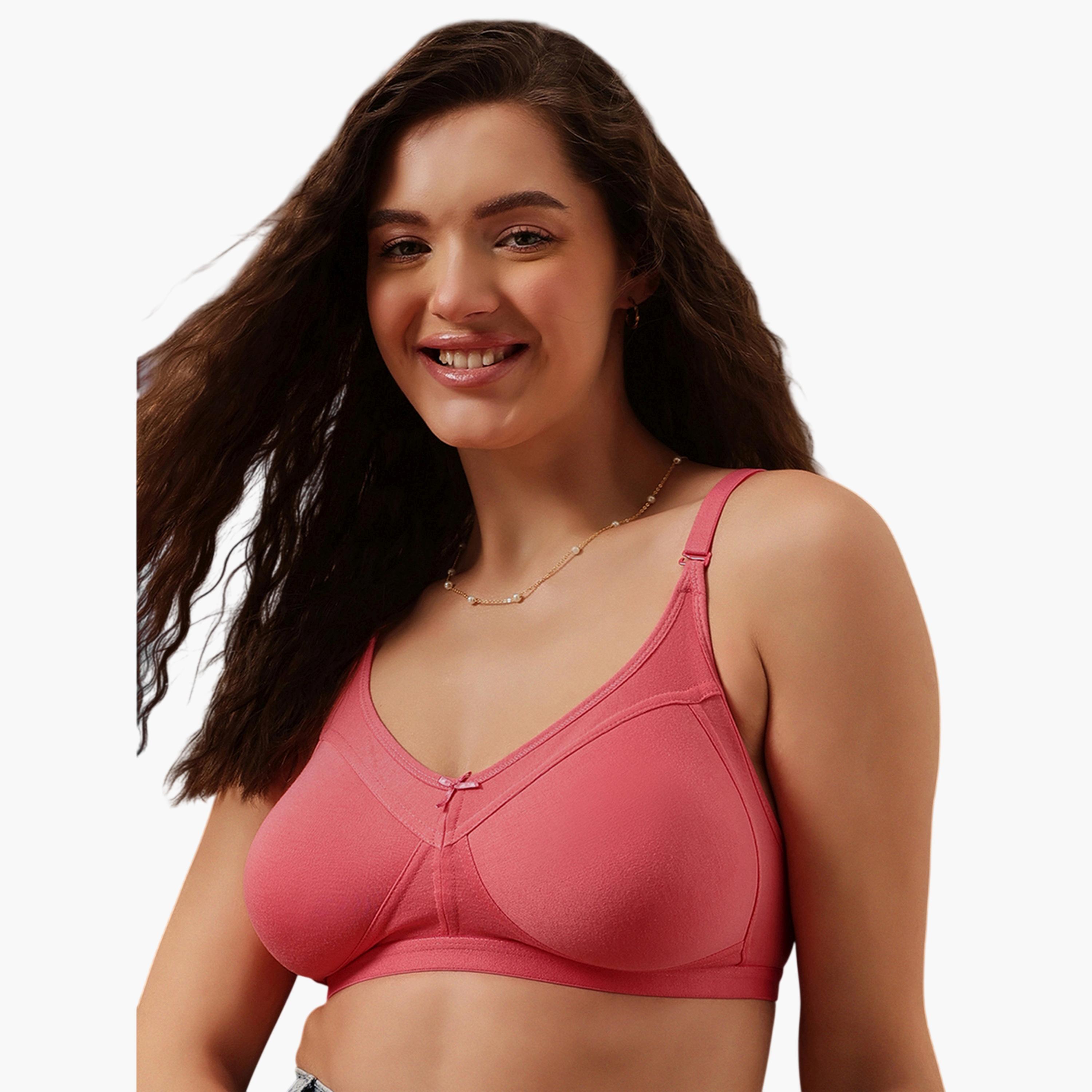 Clovia X Styli Pink Non-Padded Non-Wired Full Figure Multiway Bra-women-clothing-lingerie-bras-image-5