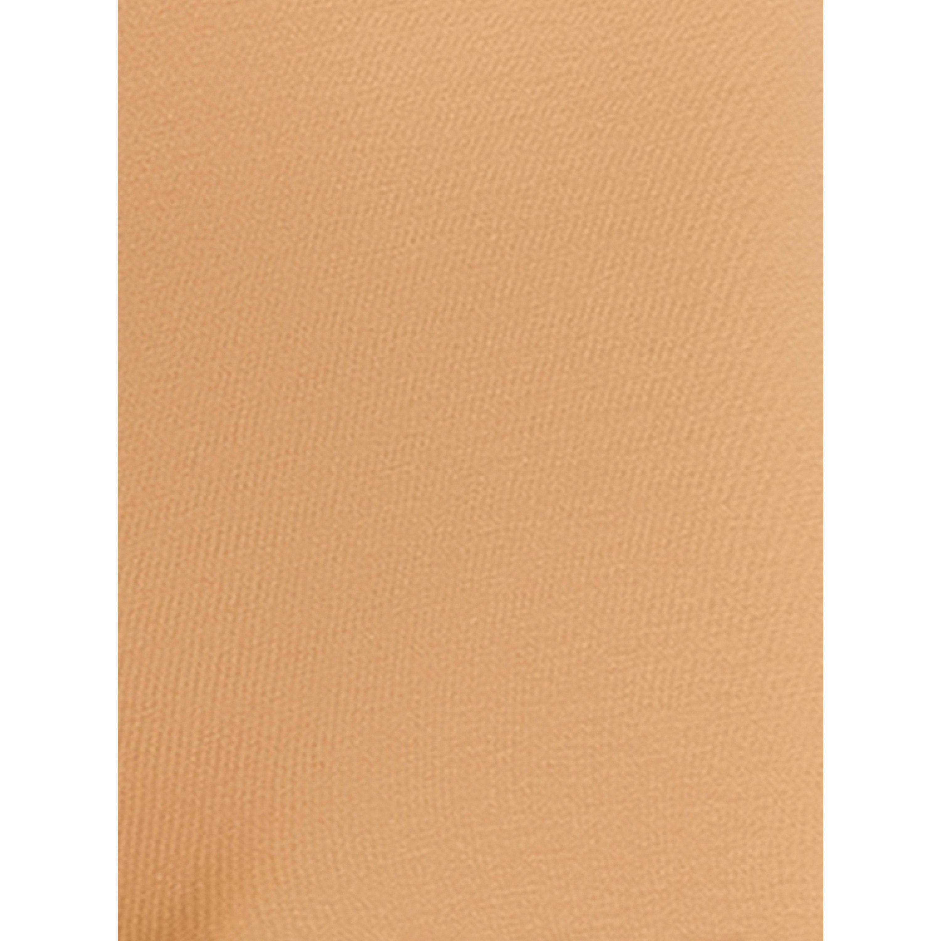شورت لركوب الدراجات بخصر متوسط بمزيج القطن باللون البيج-women-clothing-lingerie-shapewear-image-5
