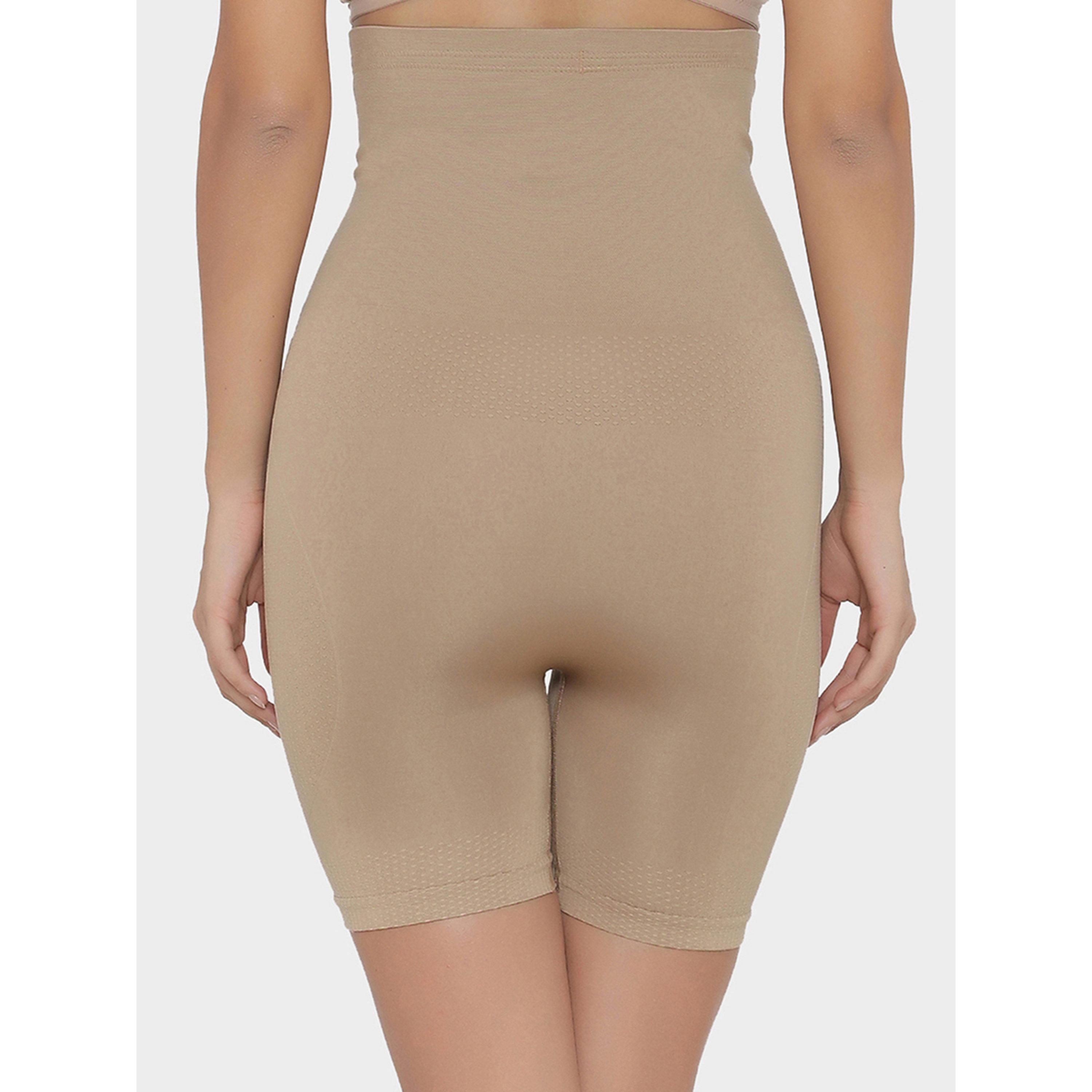 مشد جسم 4 في 1 للبطن والظهر والفخذين والأوراك باللون النود-women-clothing-lingerie-shapewear-image-5