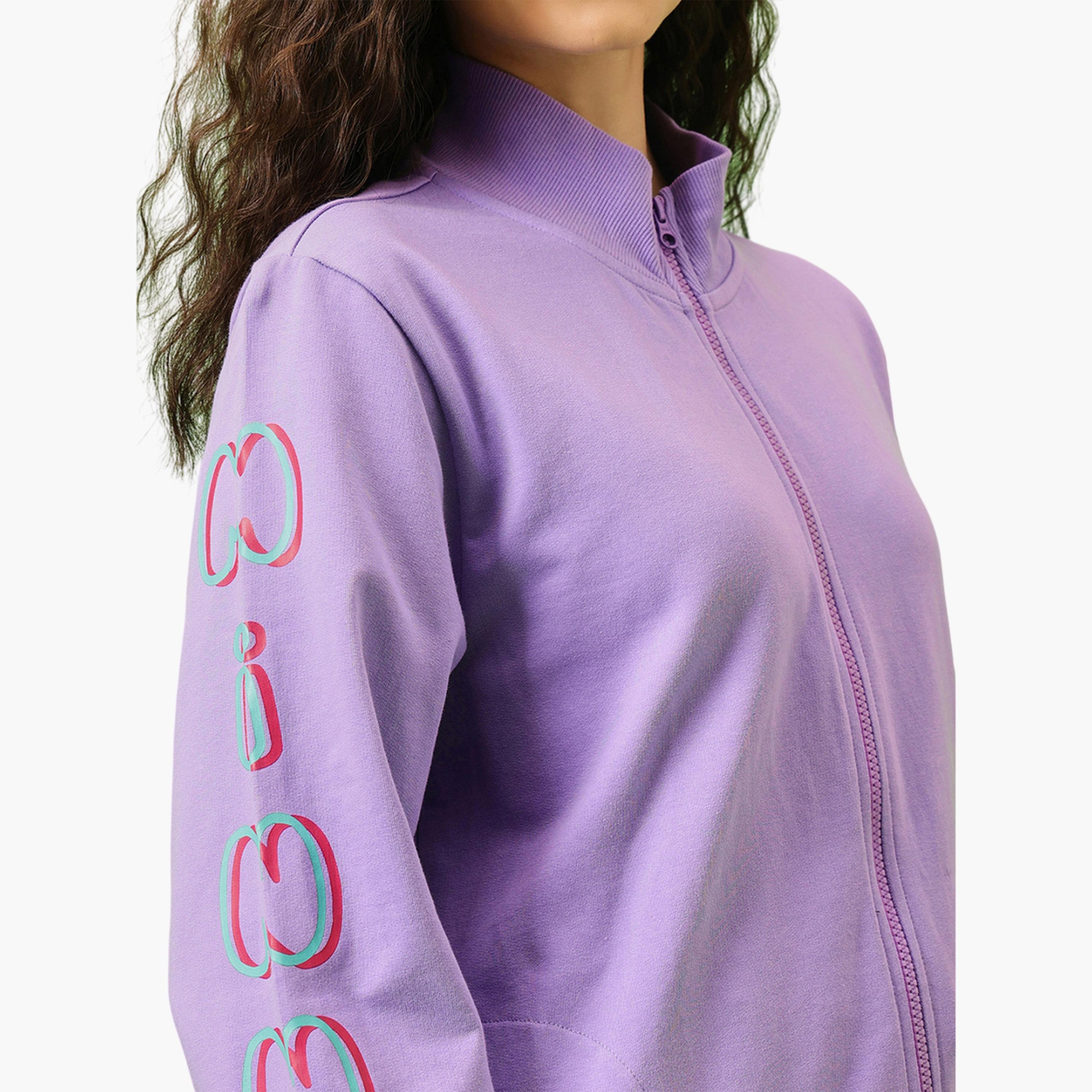 Clovia X Styli Lilac Mickey Mouse Print Top and Pants Pyjama Set-women-clothing-nightwear-pyjamas-longsets-image-7