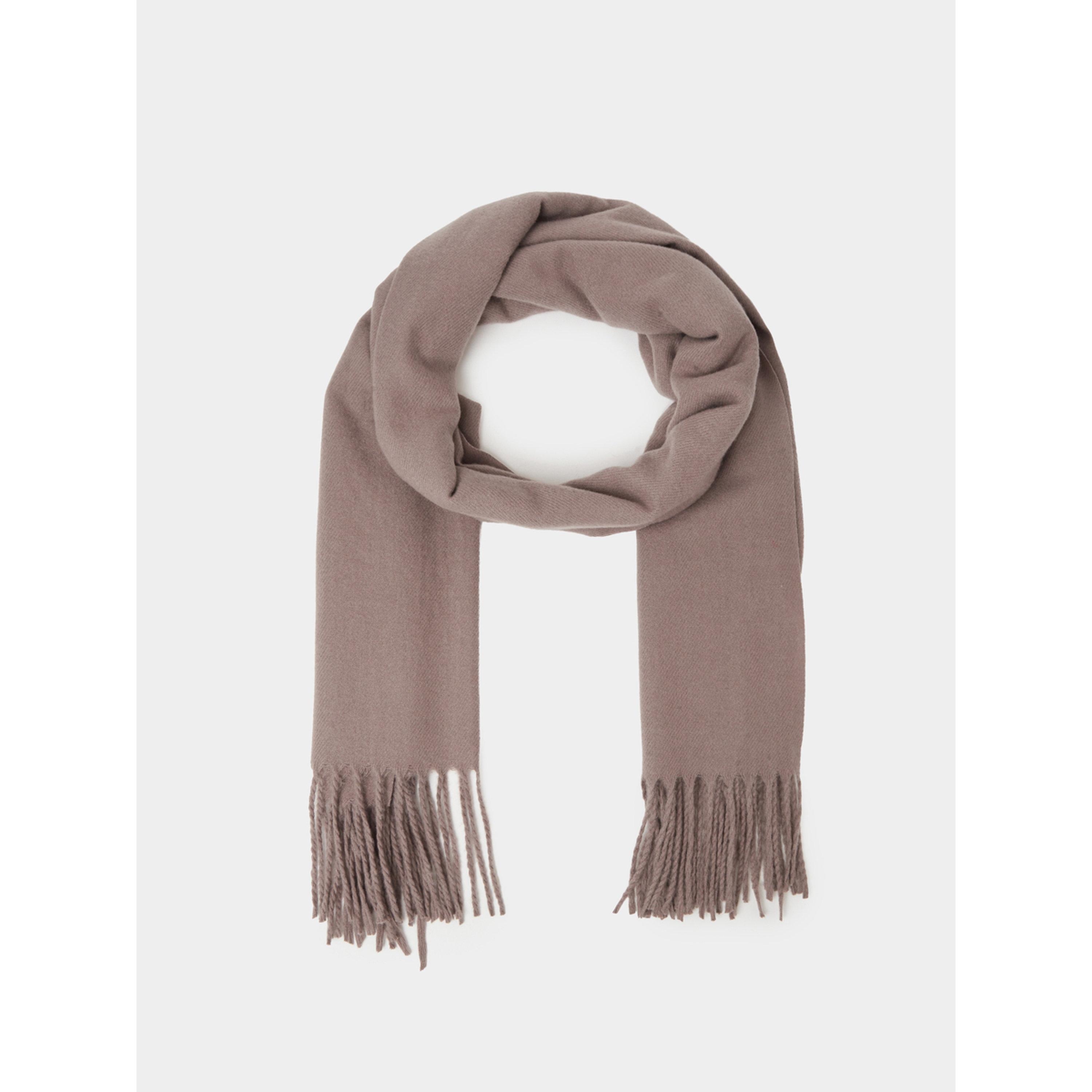 وشاح كلاسيكي بشراشيب بني-women-clothingaccessories-scarves-image-1