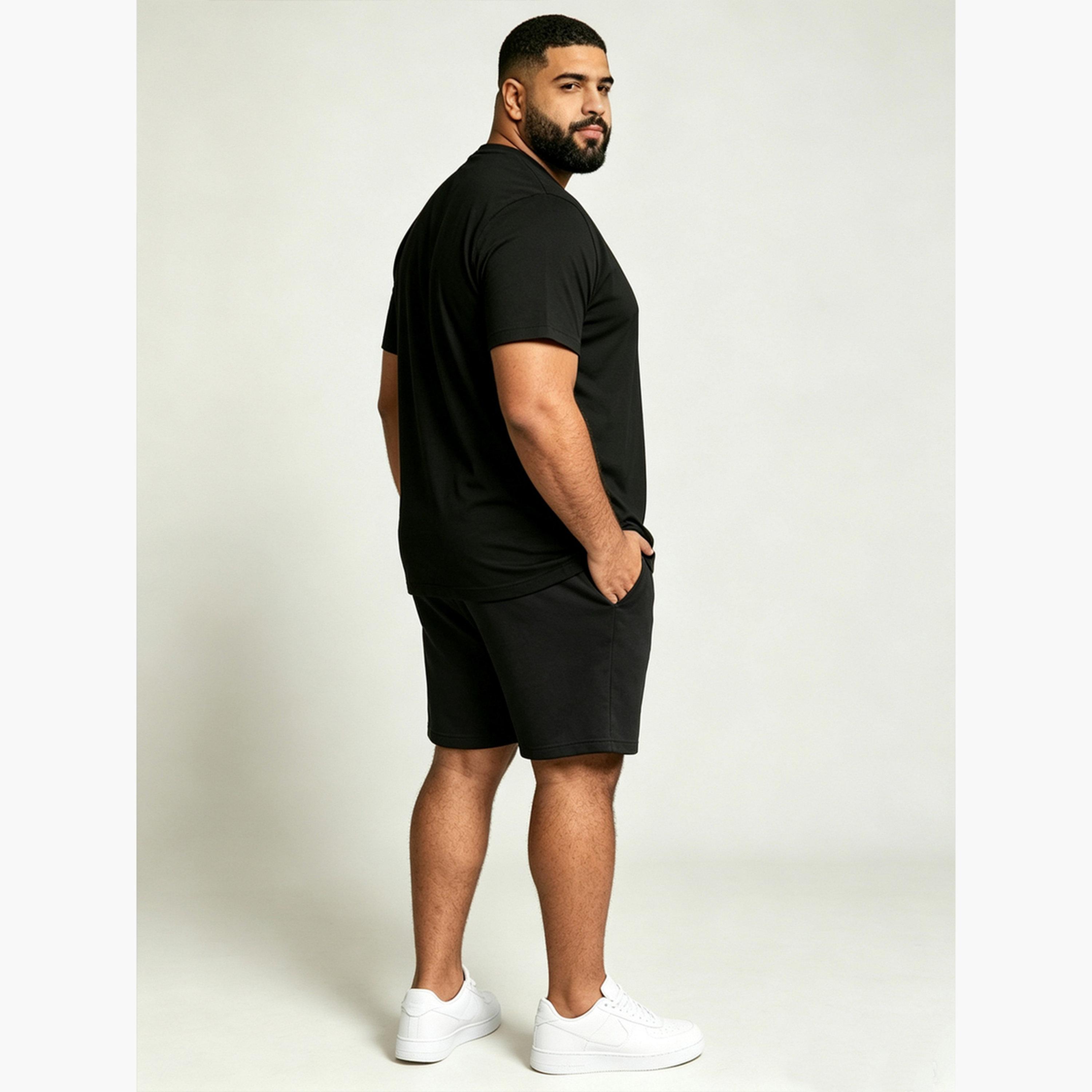 Take Two Plus Size Black Crew Neck T-Shirt-men-clothing-tshirtsandpolos-tshirts-image-3
