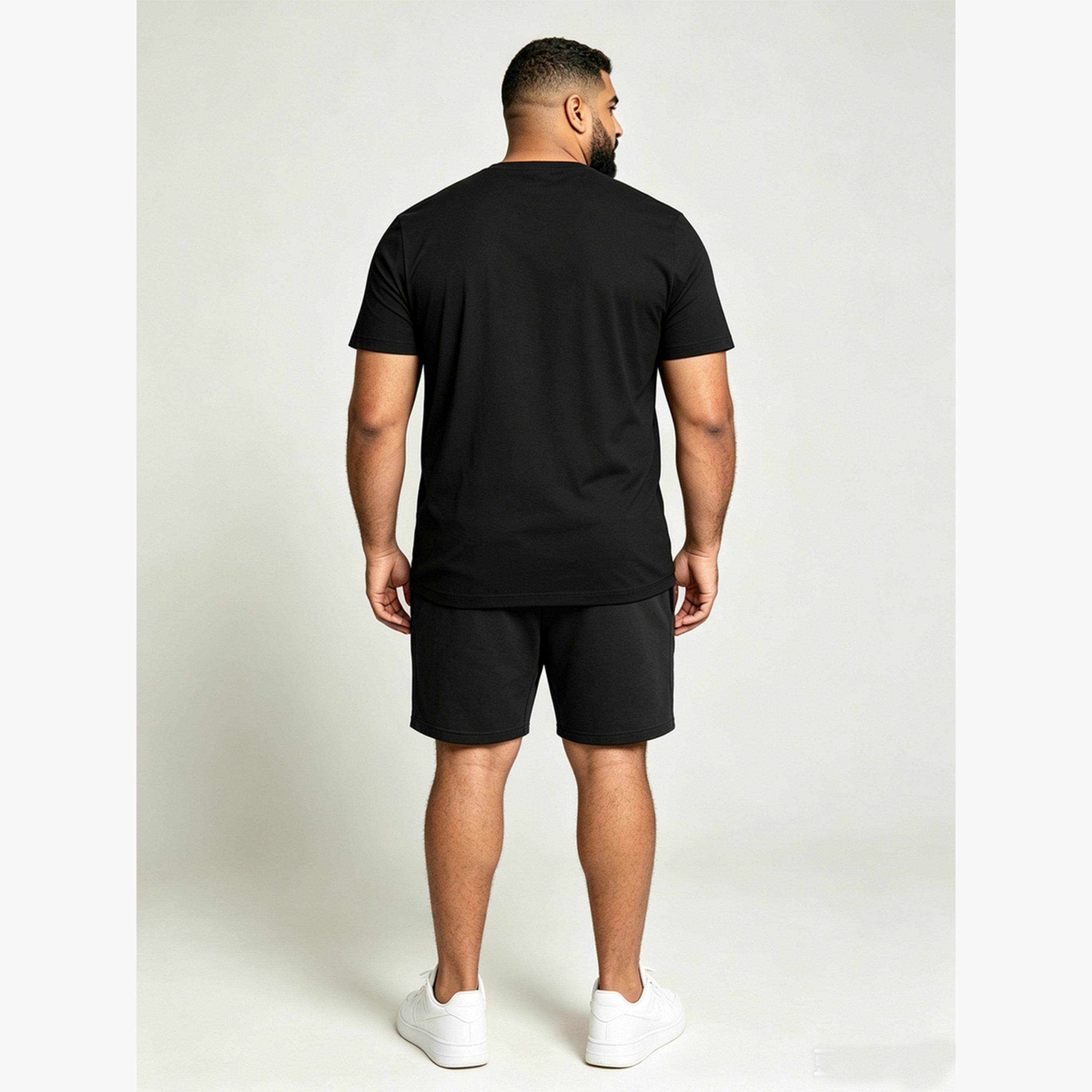Take Two Plus Size Black Crew Neck T-Shirt-men-clothing-tshirtsandpolos-tshirts-image-4