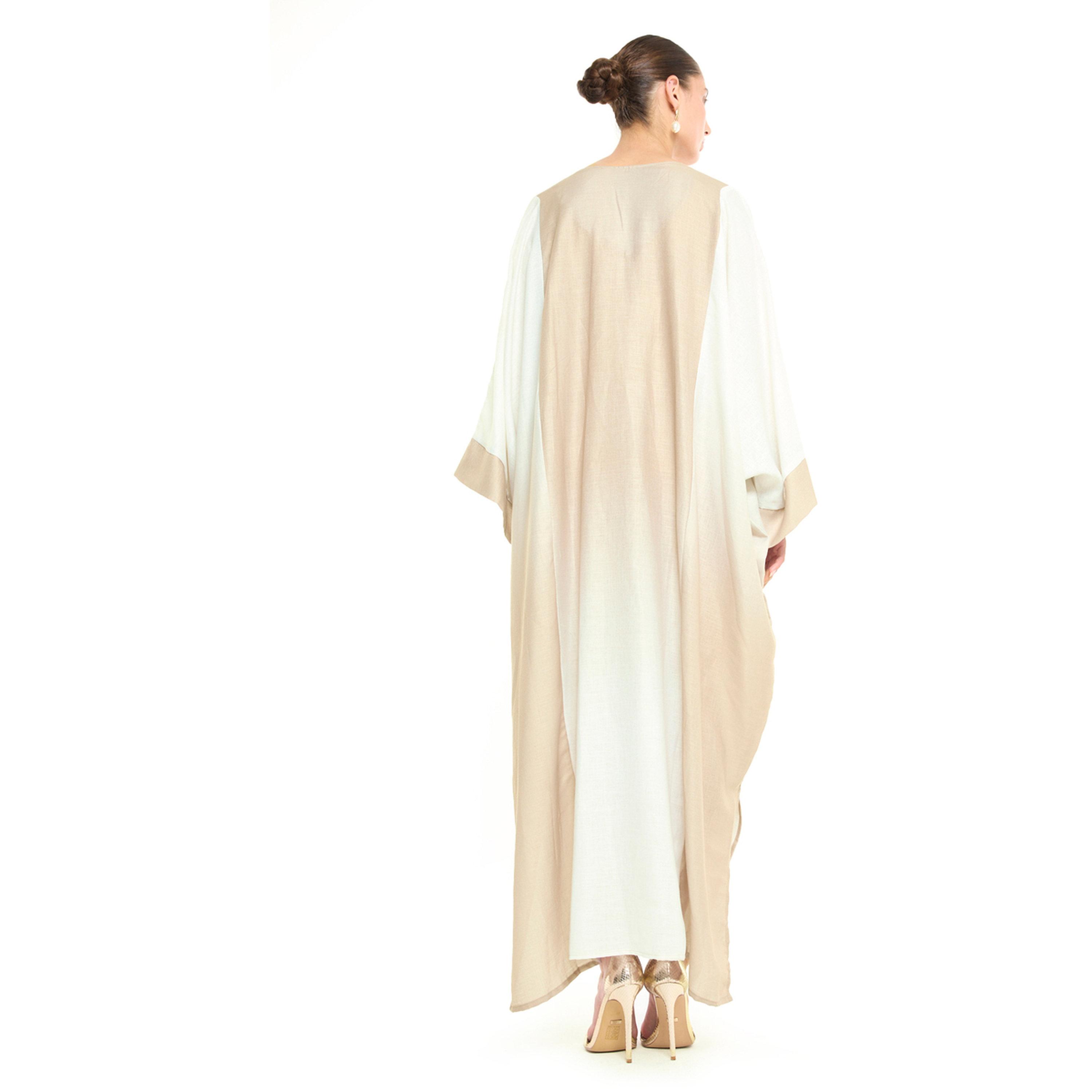 جلابية طويلة سكري بحافة واسعة وتطريز-women-arabicclothing-jalabiyas-image-3