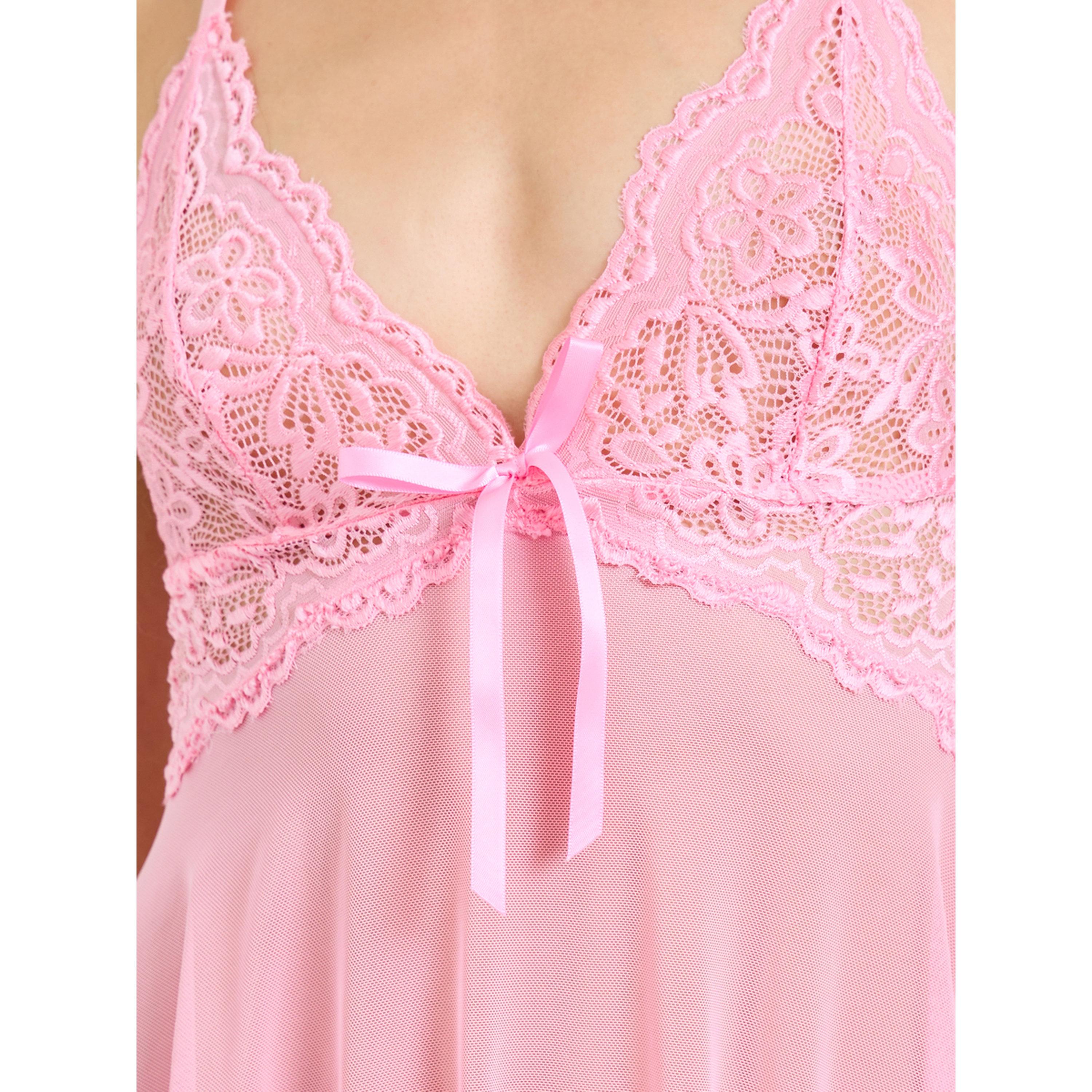 بيبي دول دانتيل مع كلسون-women-clothing-lingerie-lingeriesets-image-4