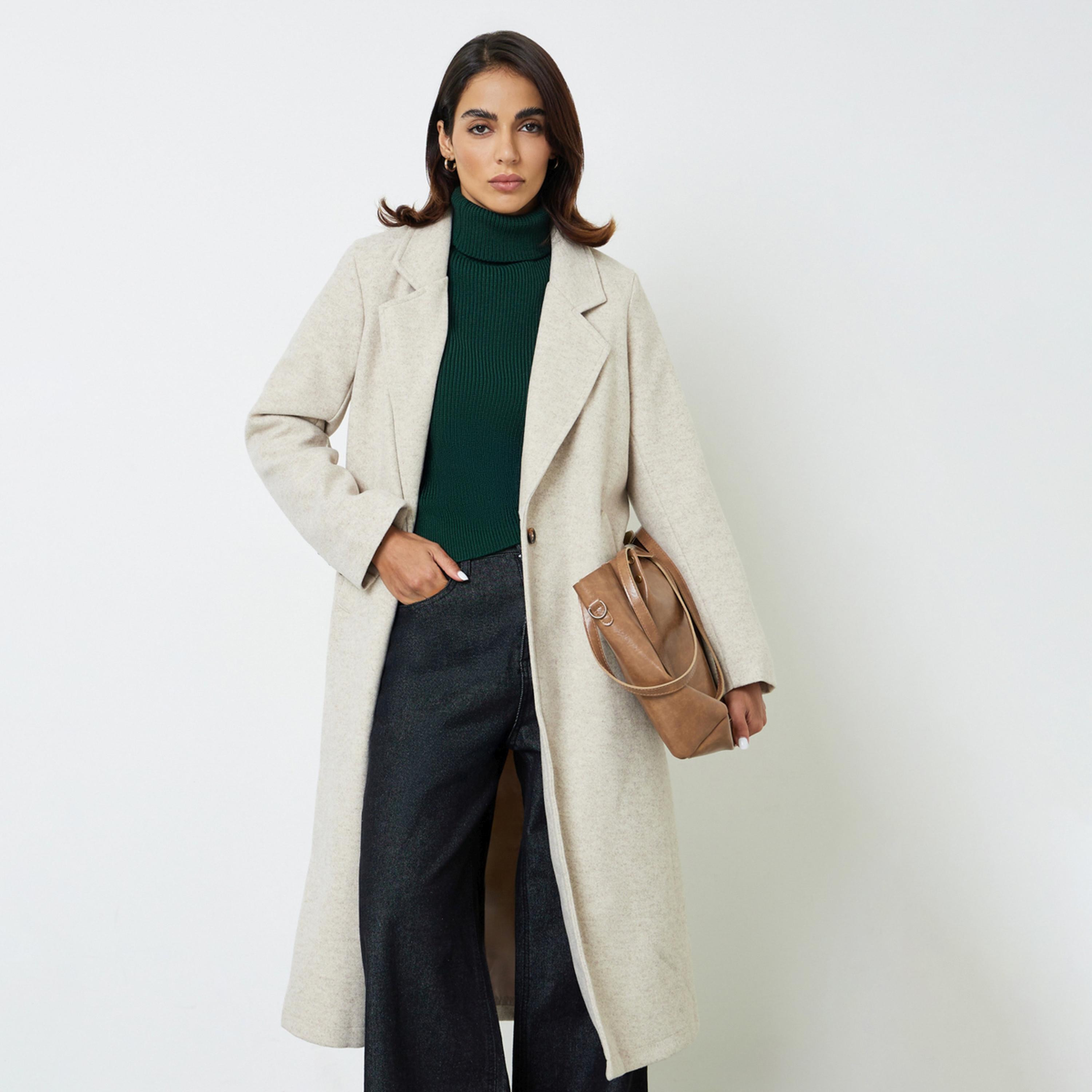 Take Two Beige Midi Wrap Coat-women-winterwear-coatsandjackets-coats-image-1