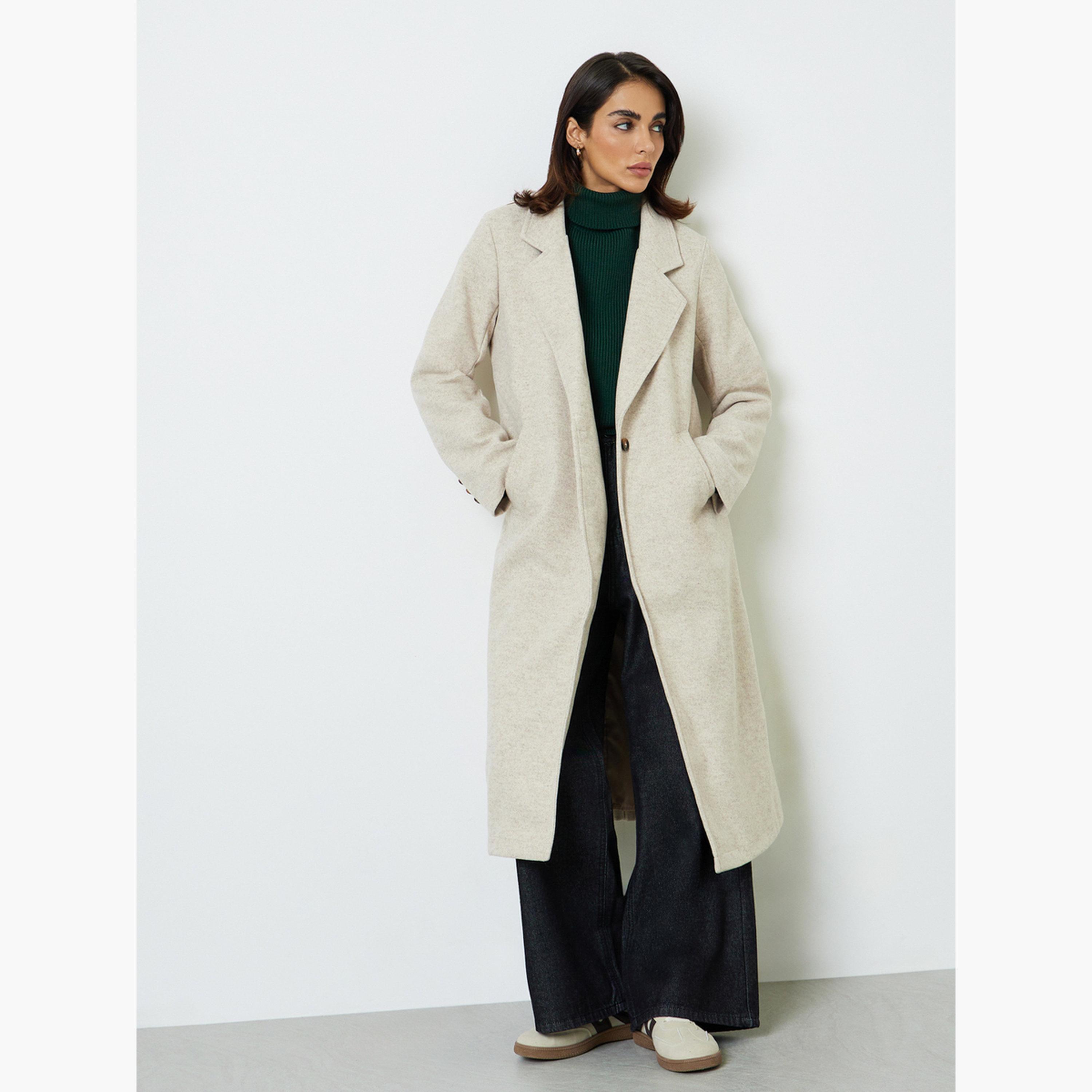 Take Two Beige Midi Wrap Coat-women-winterwear-coatsandjackets-coats-image-2