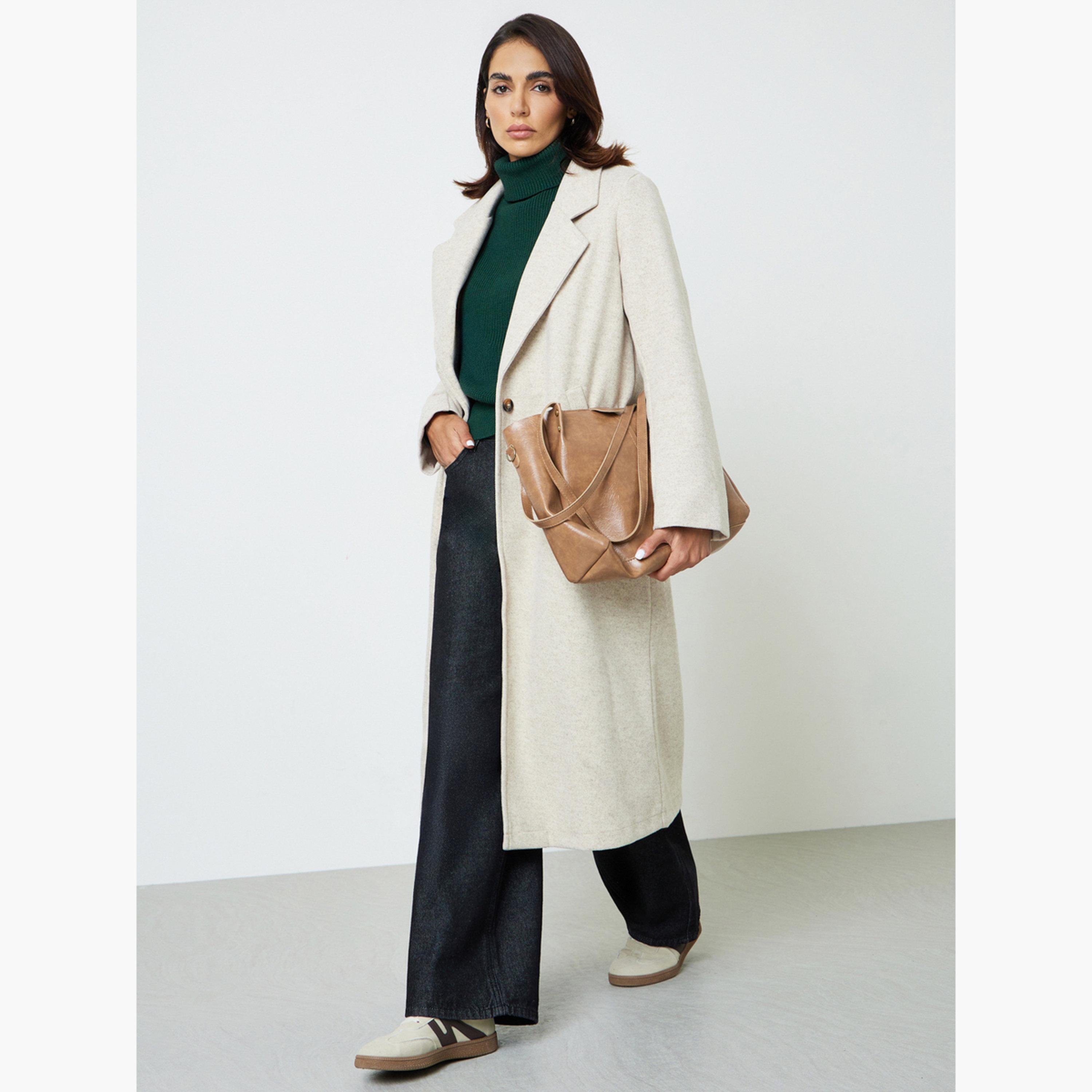 Take Two Beige Midi Wrap Coat-women-winterwear-coatsandjackets-coats-image-3