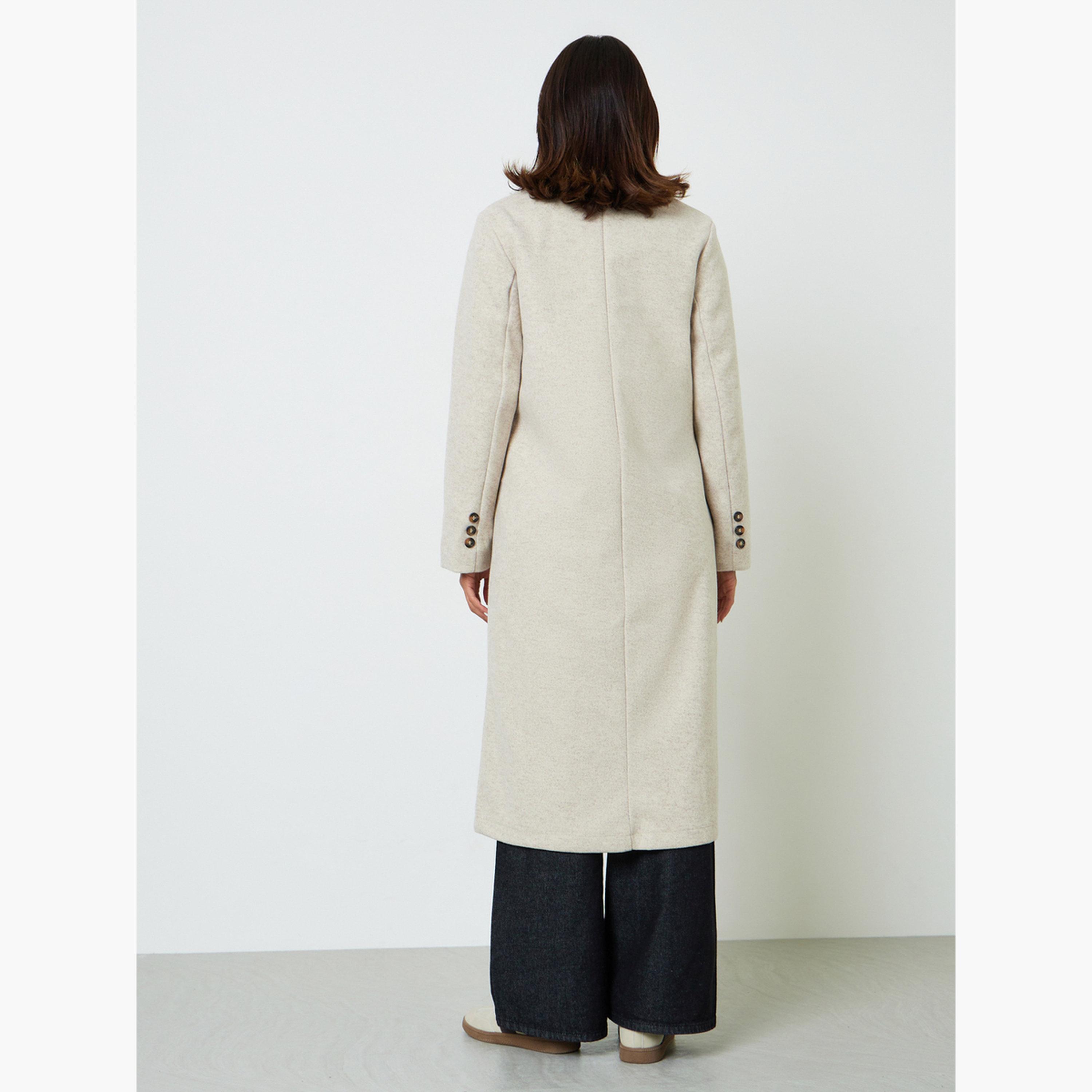 Take Two Beige Midi Wrap Coat-women-winterwear-coatsandjackets-coats-image-4