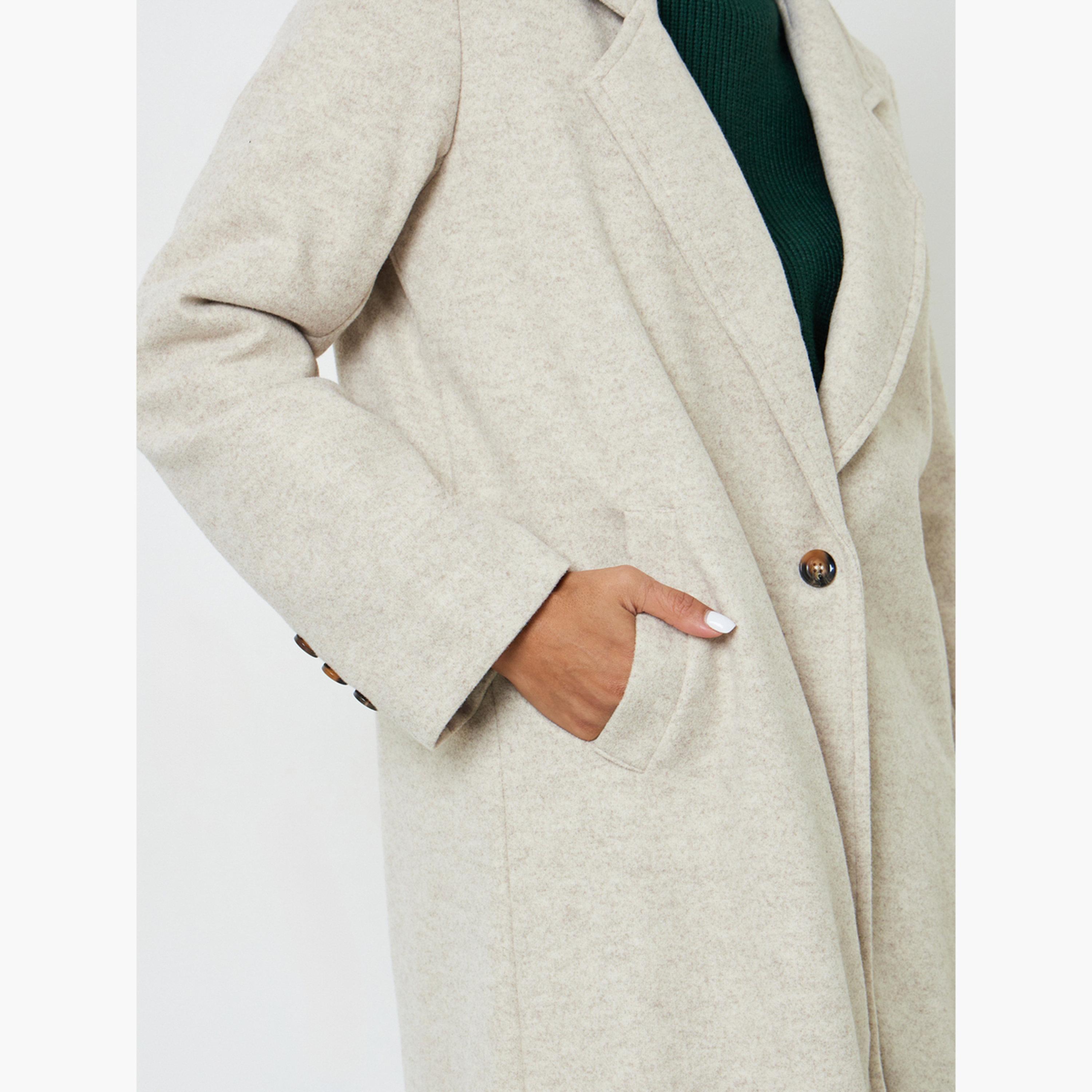 Take Two Beige Midi Wrap Coat-women-winterwear-coatsandjackets-coats-image-5
