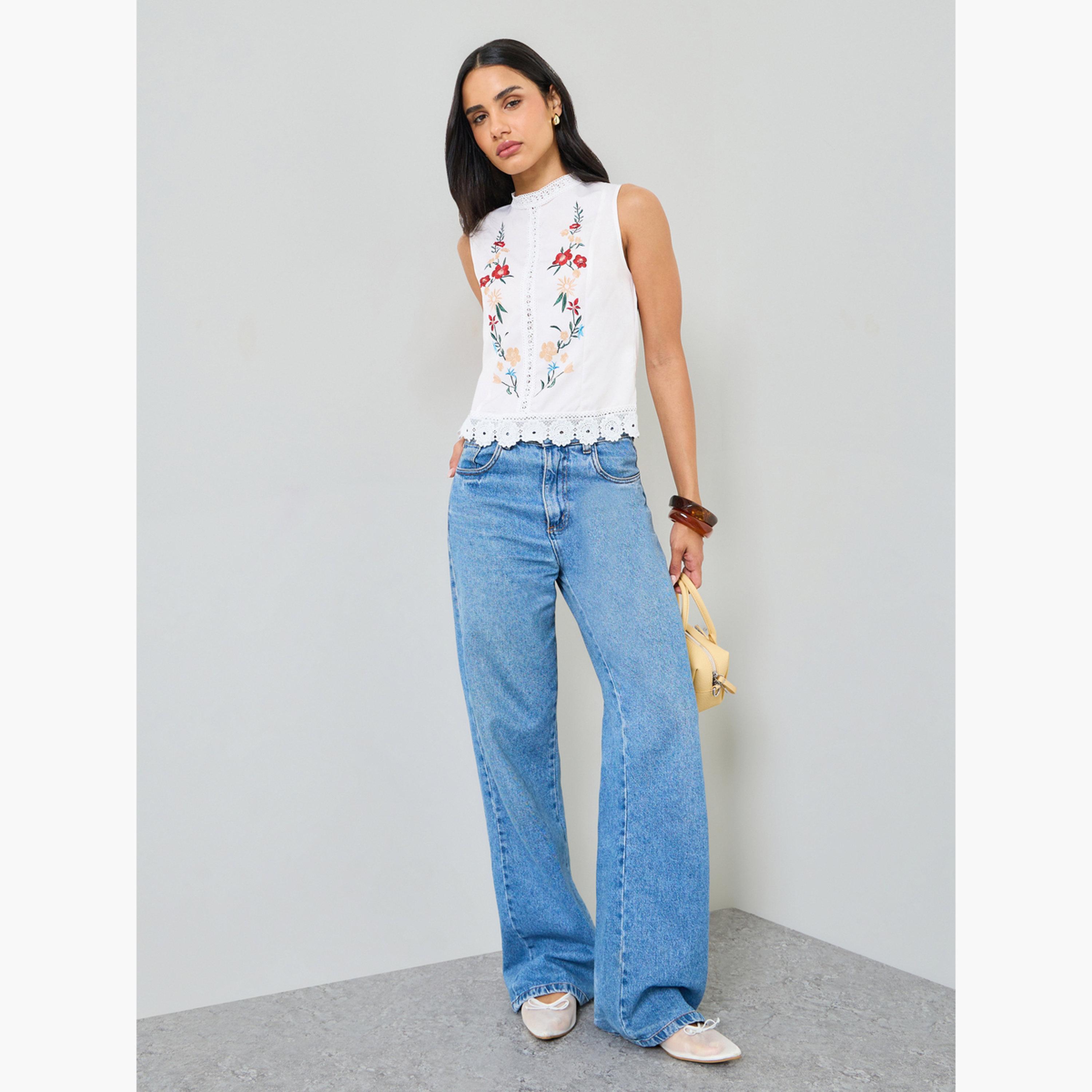 Take Two Sleeveless Embroidered Blouse-women-clothing-shirtsandblouses-blouses-image-2