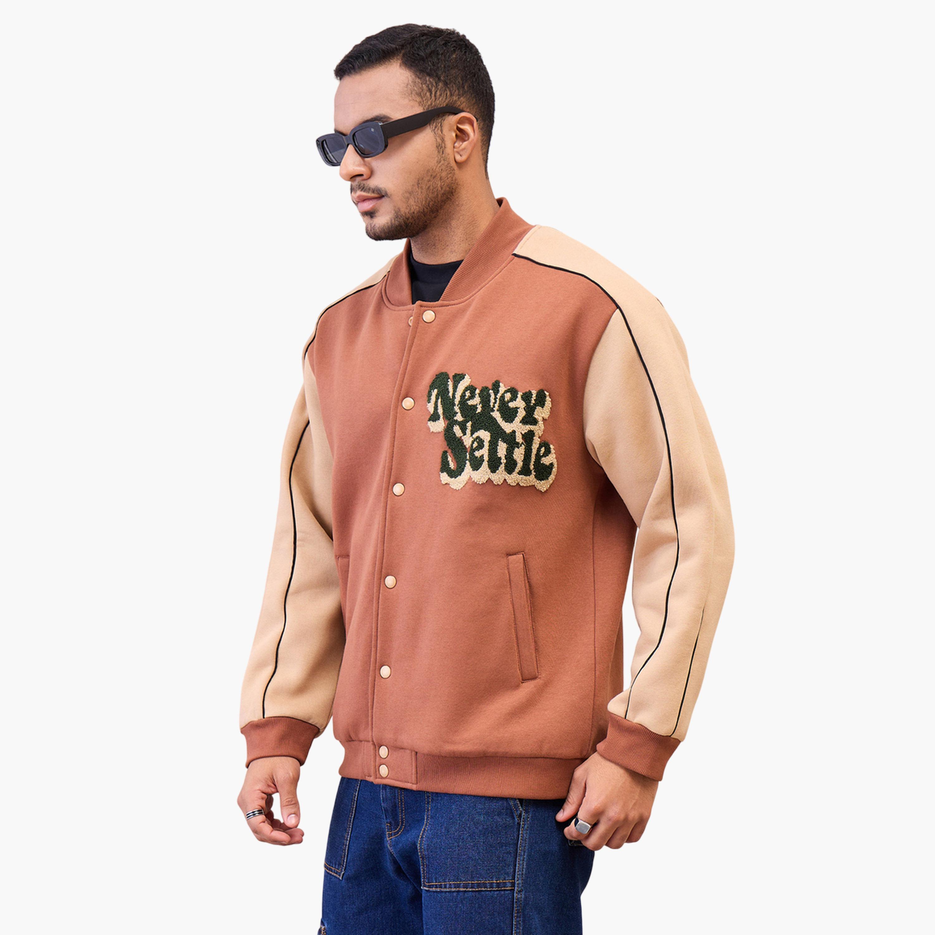 جاكيت فارستي بتطريز وأزرار بلونين-men-clothing-jacketsandblazers-jackets-image-1