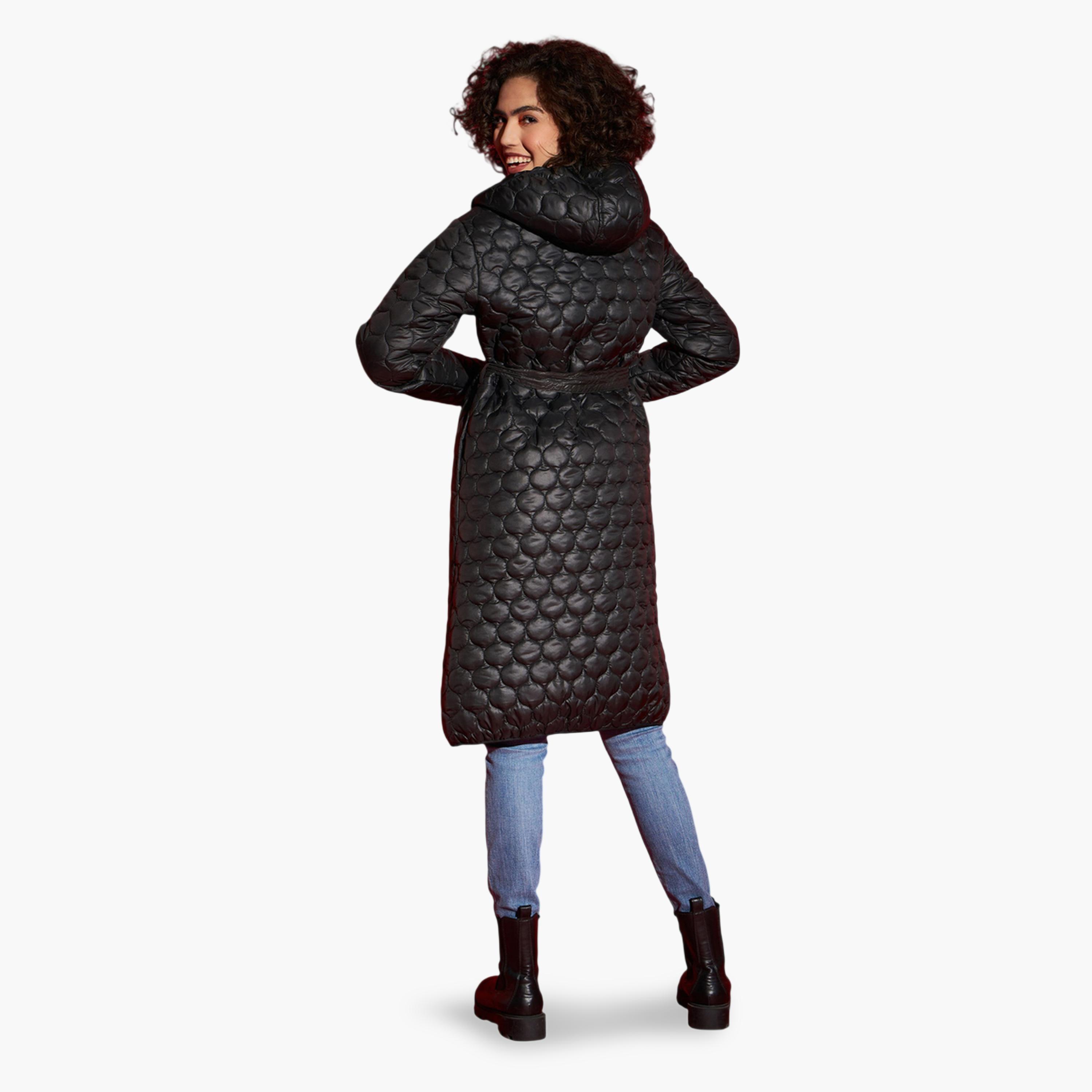 ساسافراس × ستايلي - جاكيت بومبر أسود مبطن بطول الركبة-women-winterwear-coatsandjackets-jackets-image-5