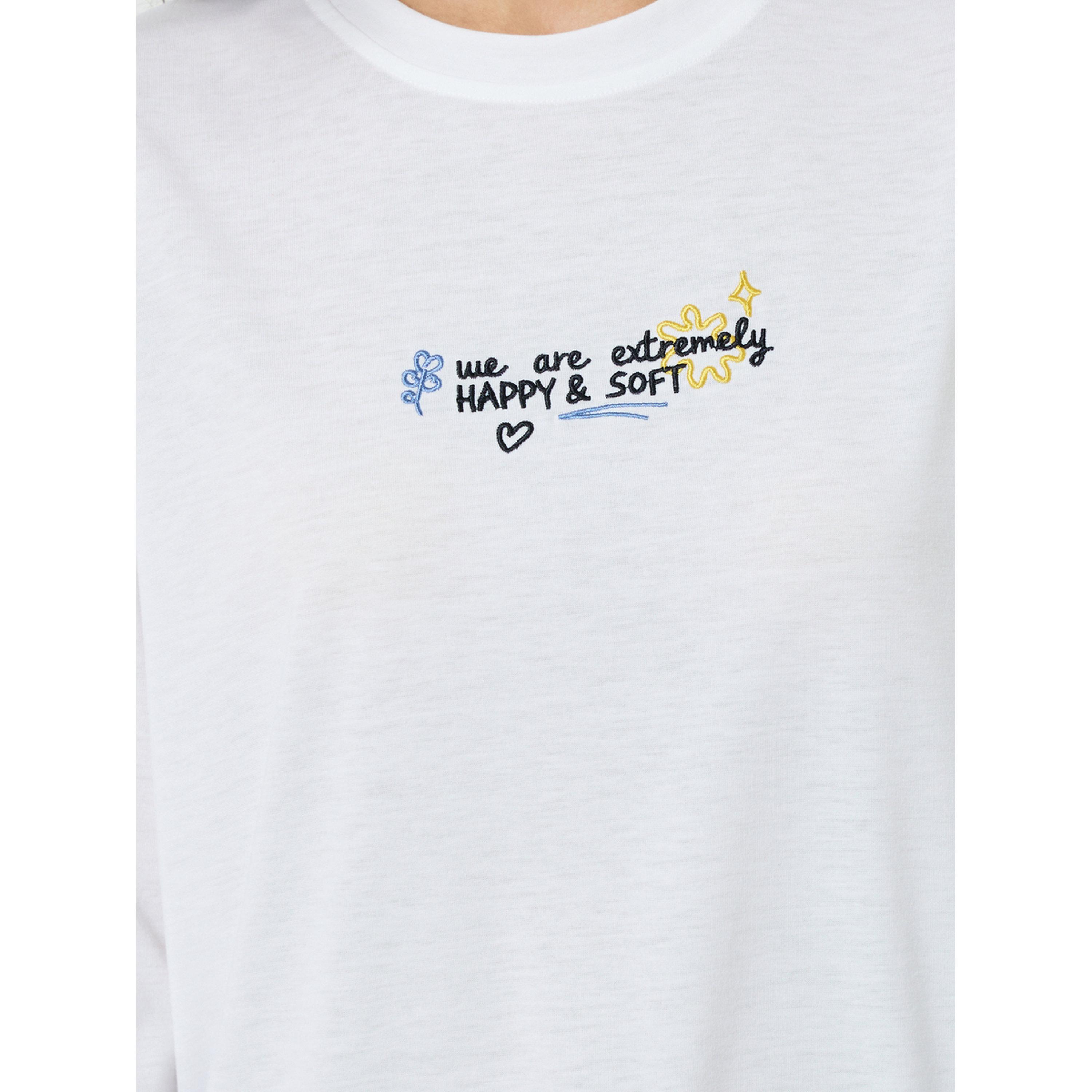Styli White Embroidered Long Sleeves Regular Fit T-Shirt-women-clothing-tshirts-image-5