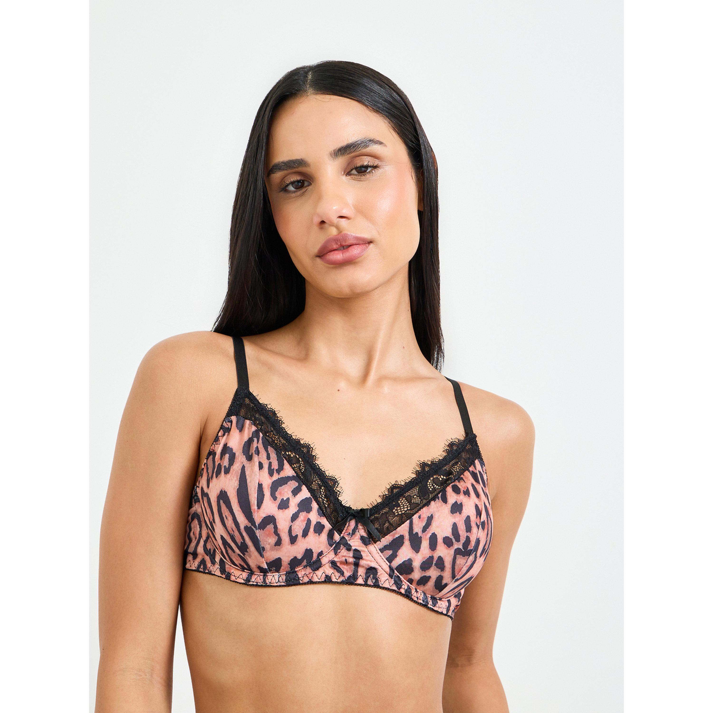 طقم لانجري ميدي بطبعة ليوبارد باللون البني-women-clothing-lingerie-lingeriesets-image-2
