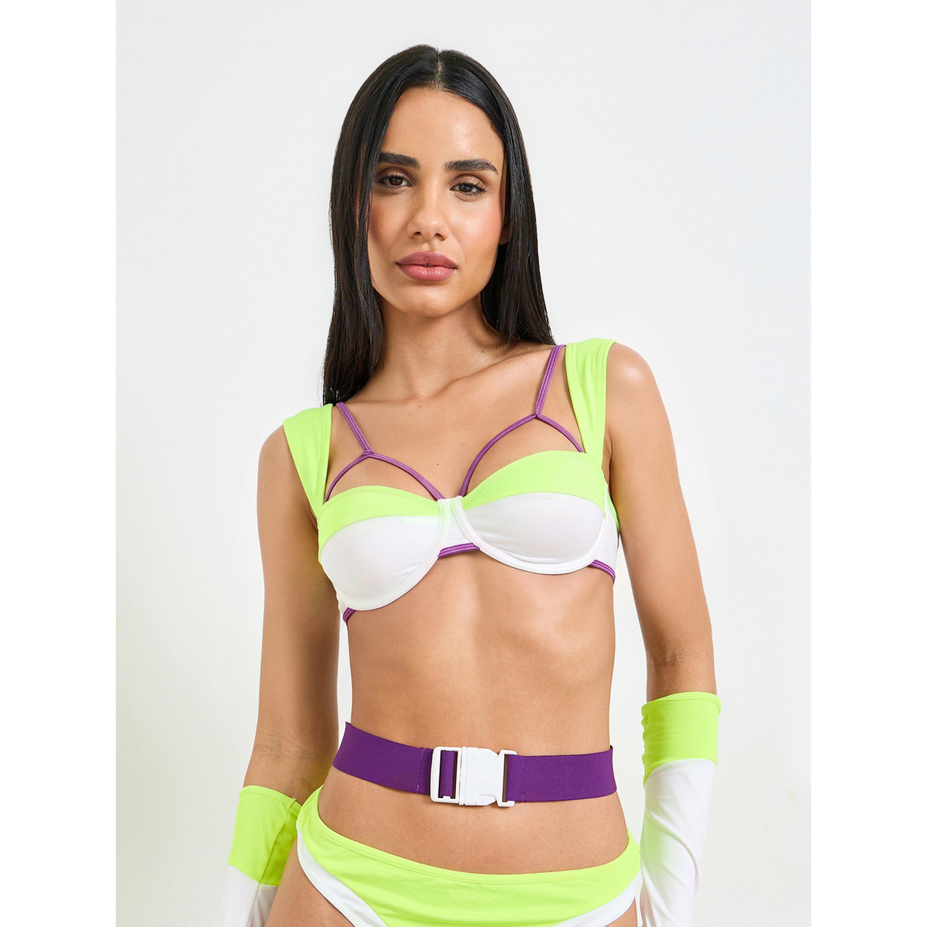 طقم لانجري ميدي مع بلوزة بقصة عادية متعدد الألوان-women-clothing-lingerie-lingeriesets-image-2
