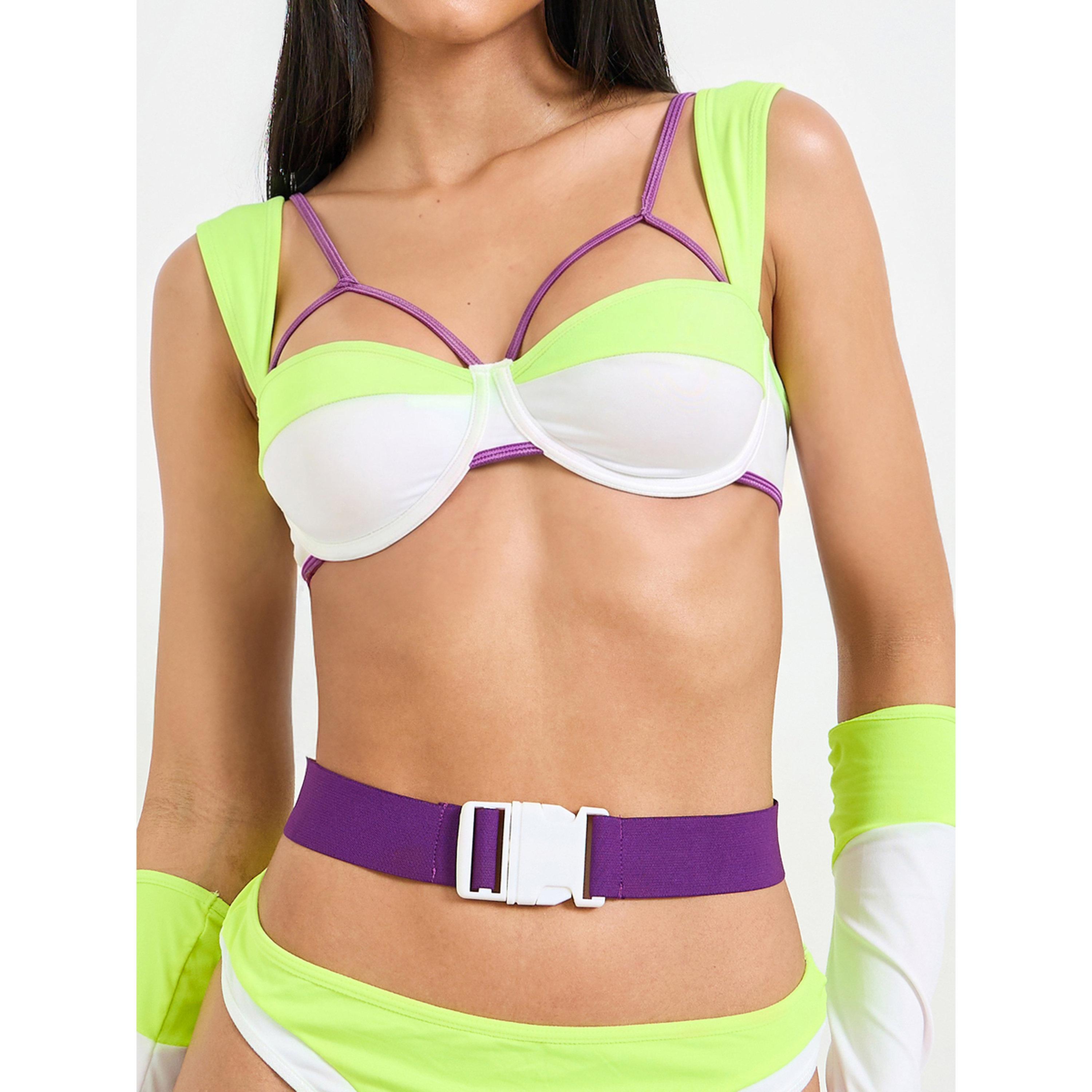 طقم لانجري ميدي مع بلوزة بقصة عادية متعدد الألوان-women-clothing-lingerie-lingeriesets-image-5